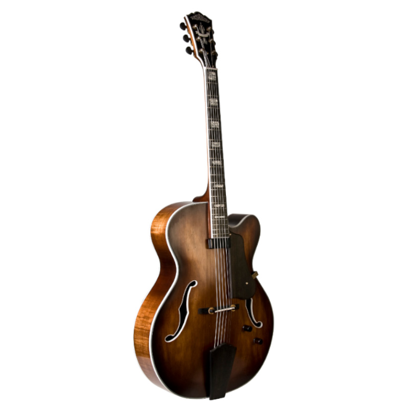 Washburn J600K-O Jazz Series J600 Hollowbody Single Cutaway Electric Guitar. Vintage Matte