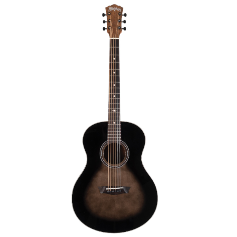 Washburn BTS9CH-D Bella Tono Novo S9 Studio Acoustic Guitar. Gloss Charcoal Burst