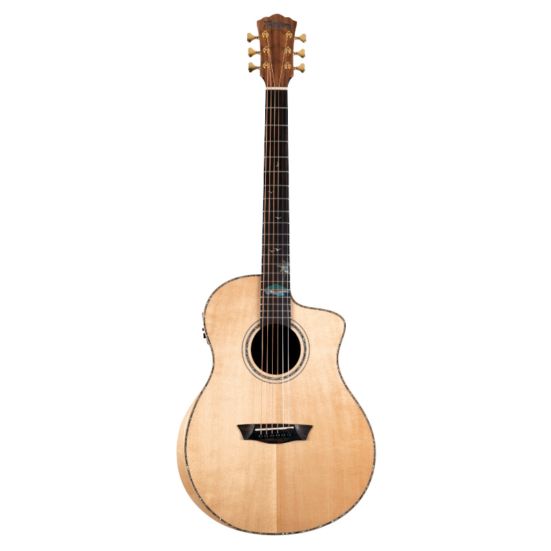 Washburn BTSC56SCE-D Bella Tono Allure SC56S Cutaway Studio Acoustic Guitar - Gloss Natural
