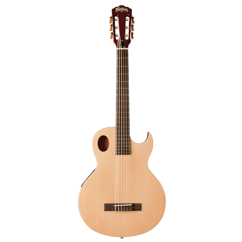 Washburn EACT42S-A Festival Series Nylon String Cutaway Classical Acoustic Electric Guitar