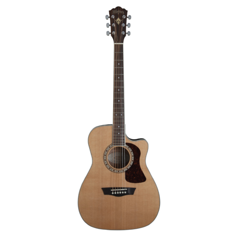 Washburn HF11SCE-O Heritage 10 Series Folk Cutaway Acoustic Electric Guitar