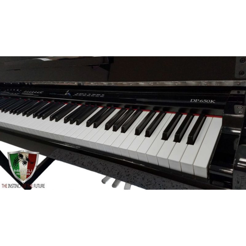 MEDELI DIGITAL UPRIGHT PIANO BLACK POLISH  650 PRO