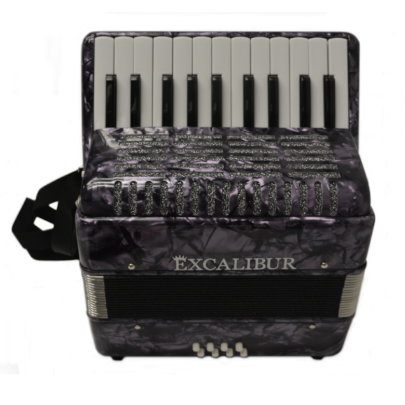 Excalibur Premier 22 Piano Accordion - Purple