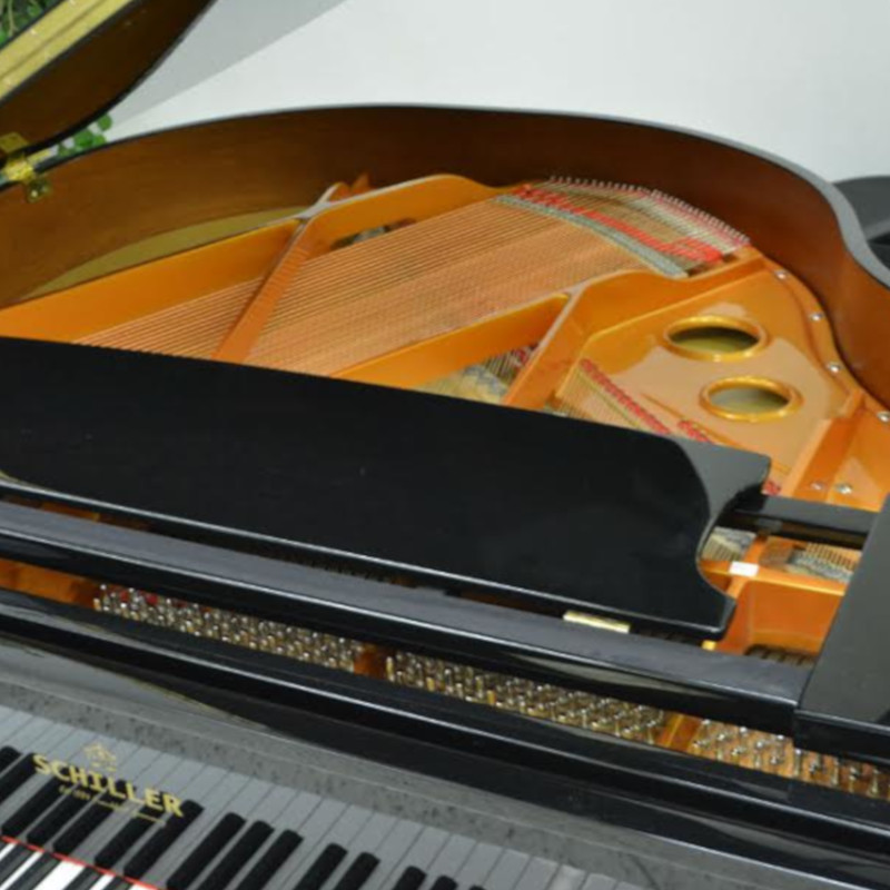Schiller Baby Grand Piano iQ PAD Player System - Black Polish