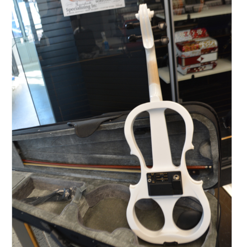 Vienna Electric Violin - White Polish