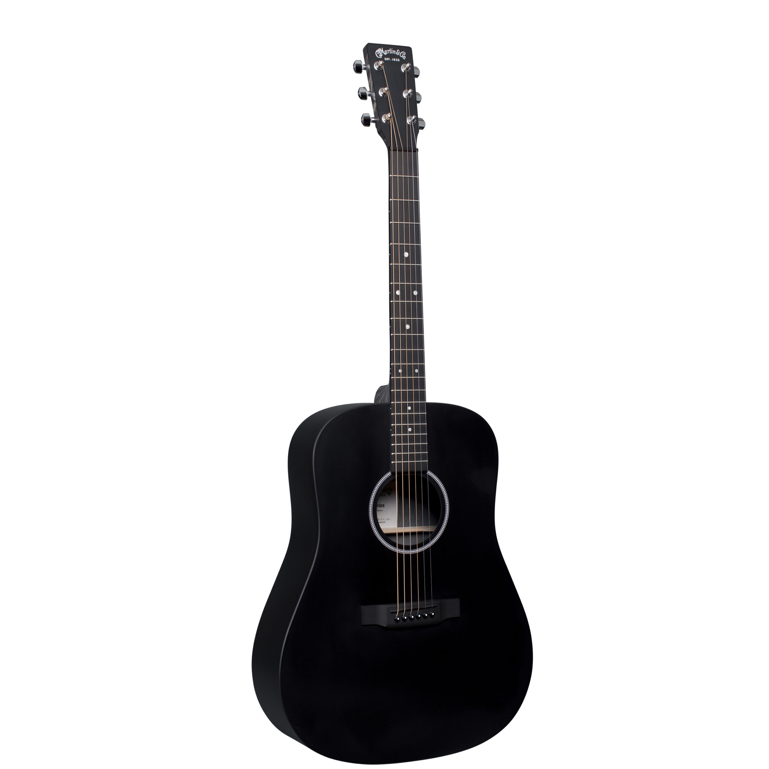 Martin D-X1E Black Guitar