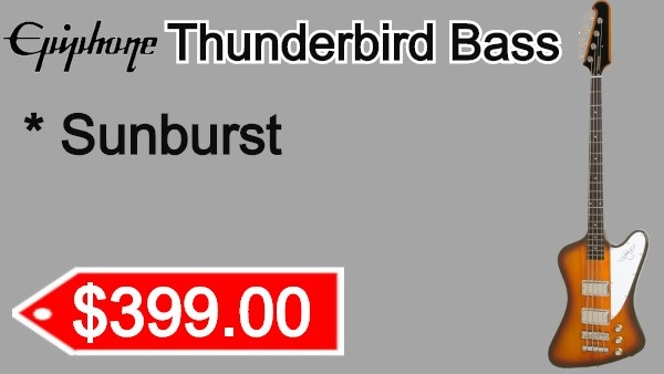 Epiphone Thunderbird Lapsteel Guitar on sale
