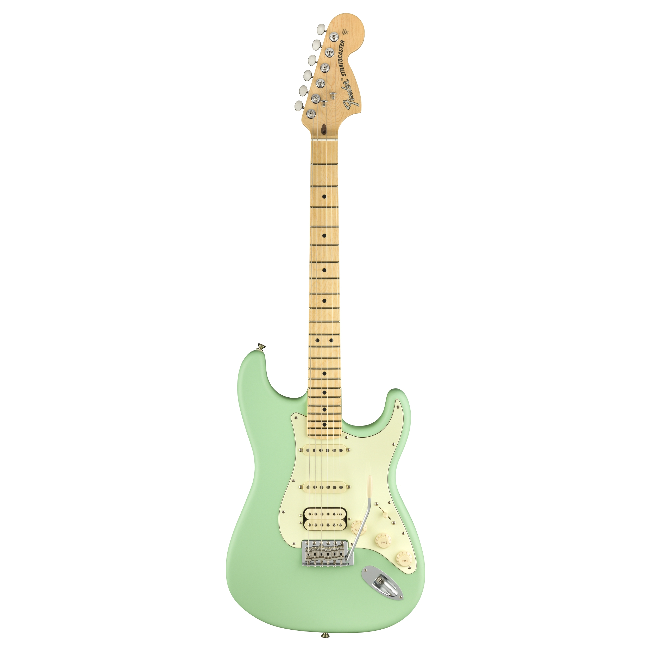 Fender American Performer Stratocaster® HSS, Maple Fingerboard, Satin Surf Green