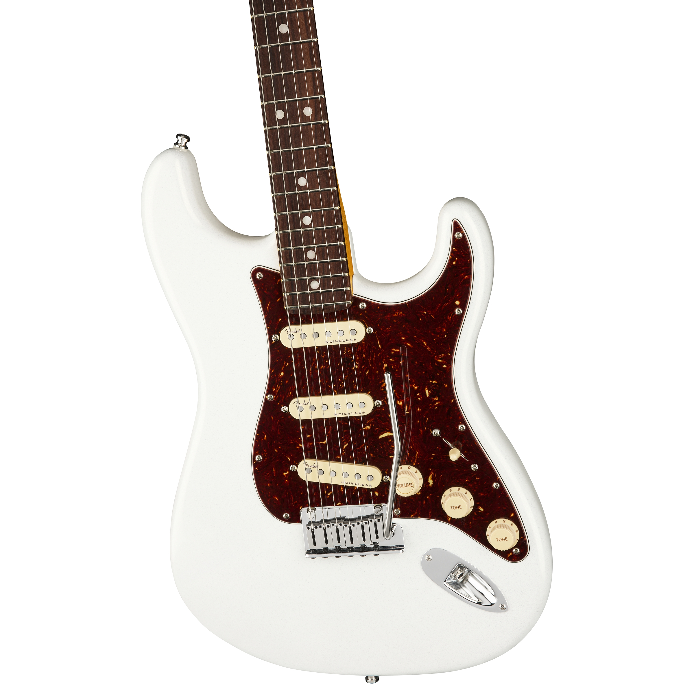 Fender  American Ultra Stratocaster®, Rosewood Fingerboard, Arctic Pearl