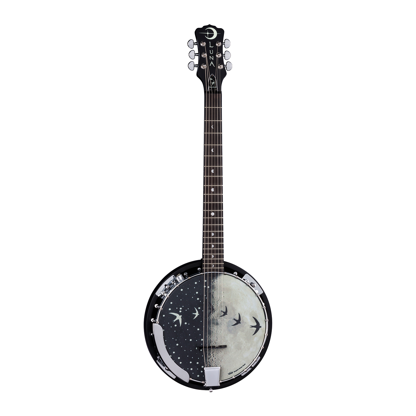 Luna Banjo Moonbird 6 String Acoustic Electric - BGB MOON 6E