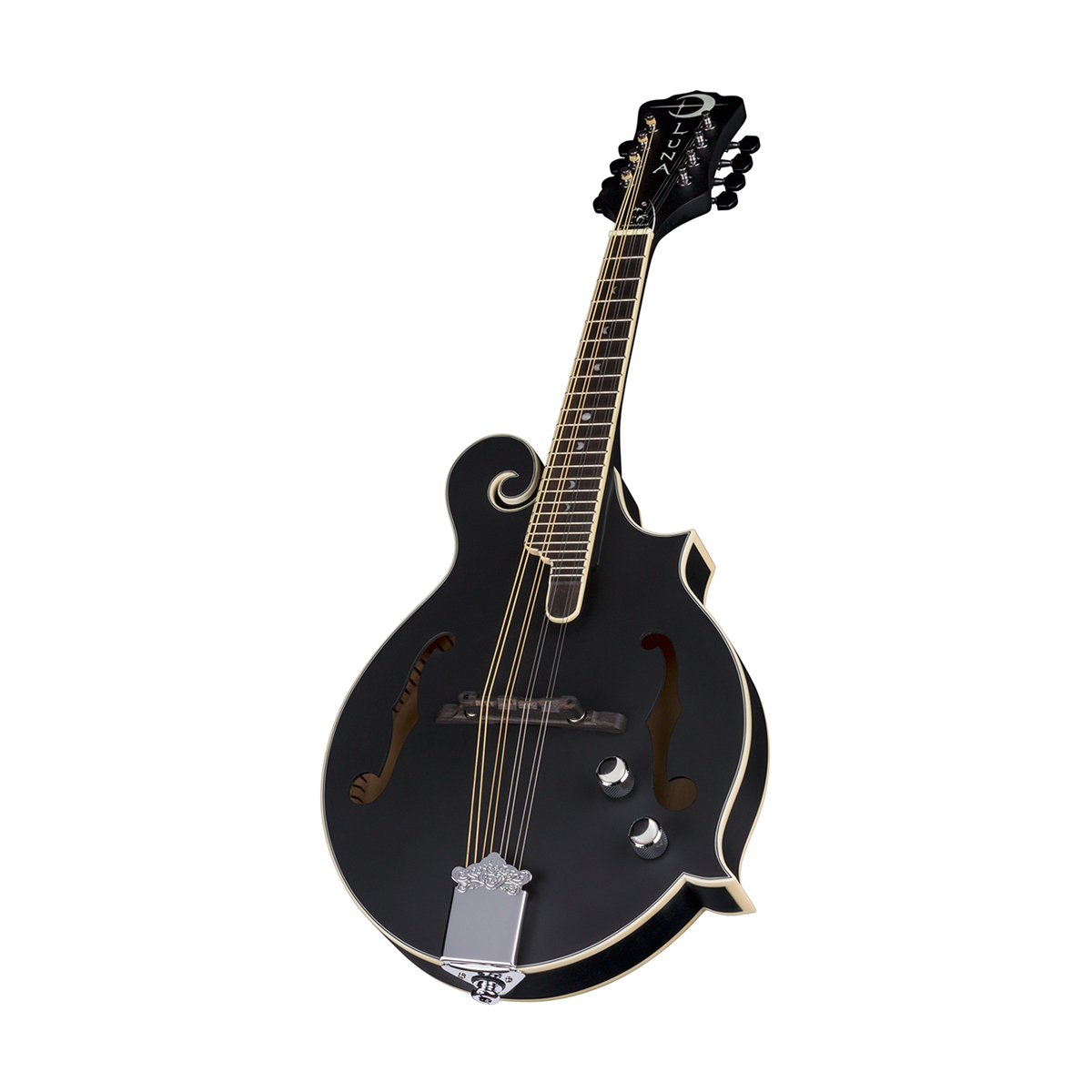 Luna Moonbird F-Style Mandolin A/E - Satin Black