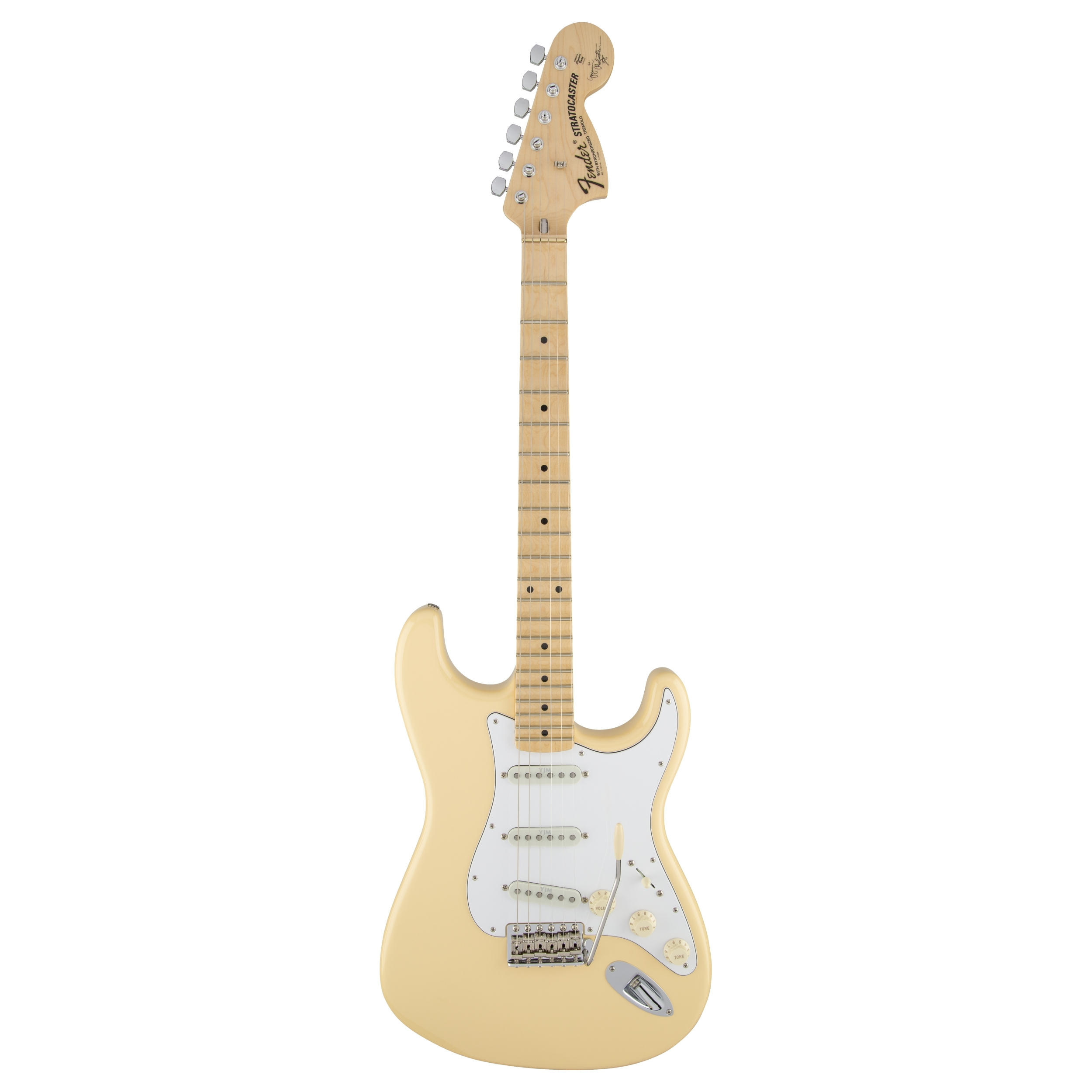 Fender Yngwie Malmsteen Stratocaster®, Scalloped Rosewood Fingerboard, Vintage White
