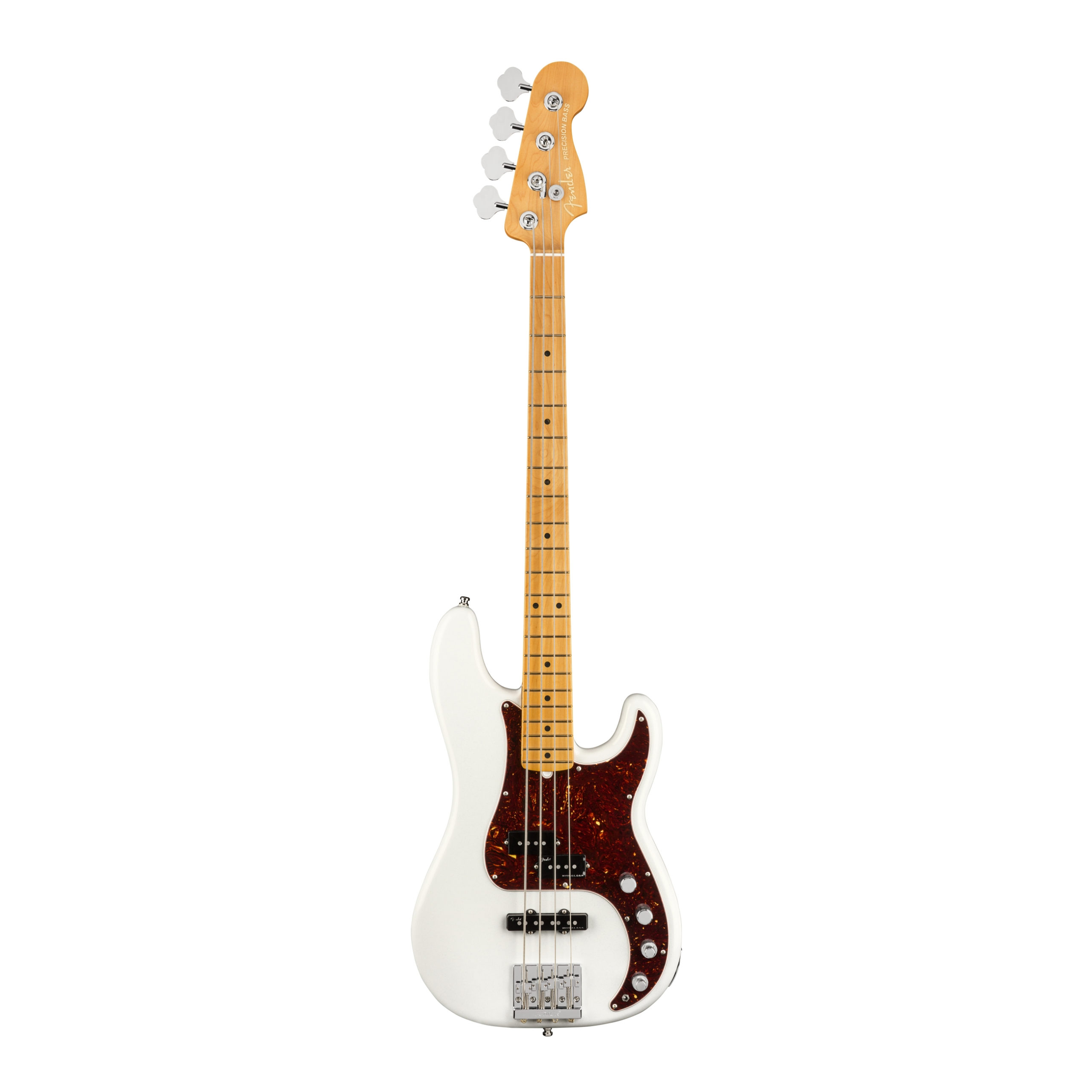 Fender American Ultra Precision Bass®, Maple Fingerboard, Arctic Pearl 