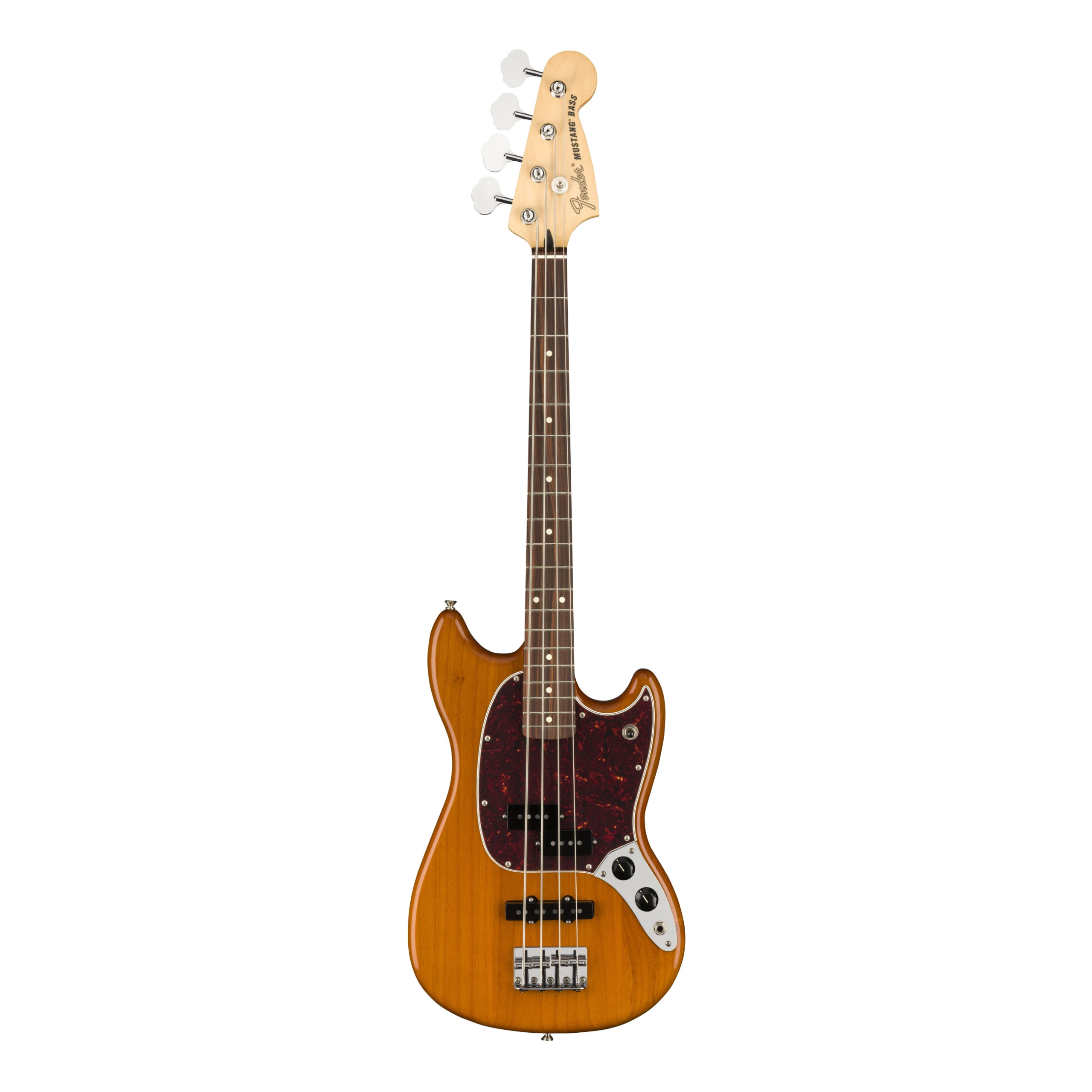 Fender Player Mustang® Bass PJ, Pau Ferro, Aged Natural