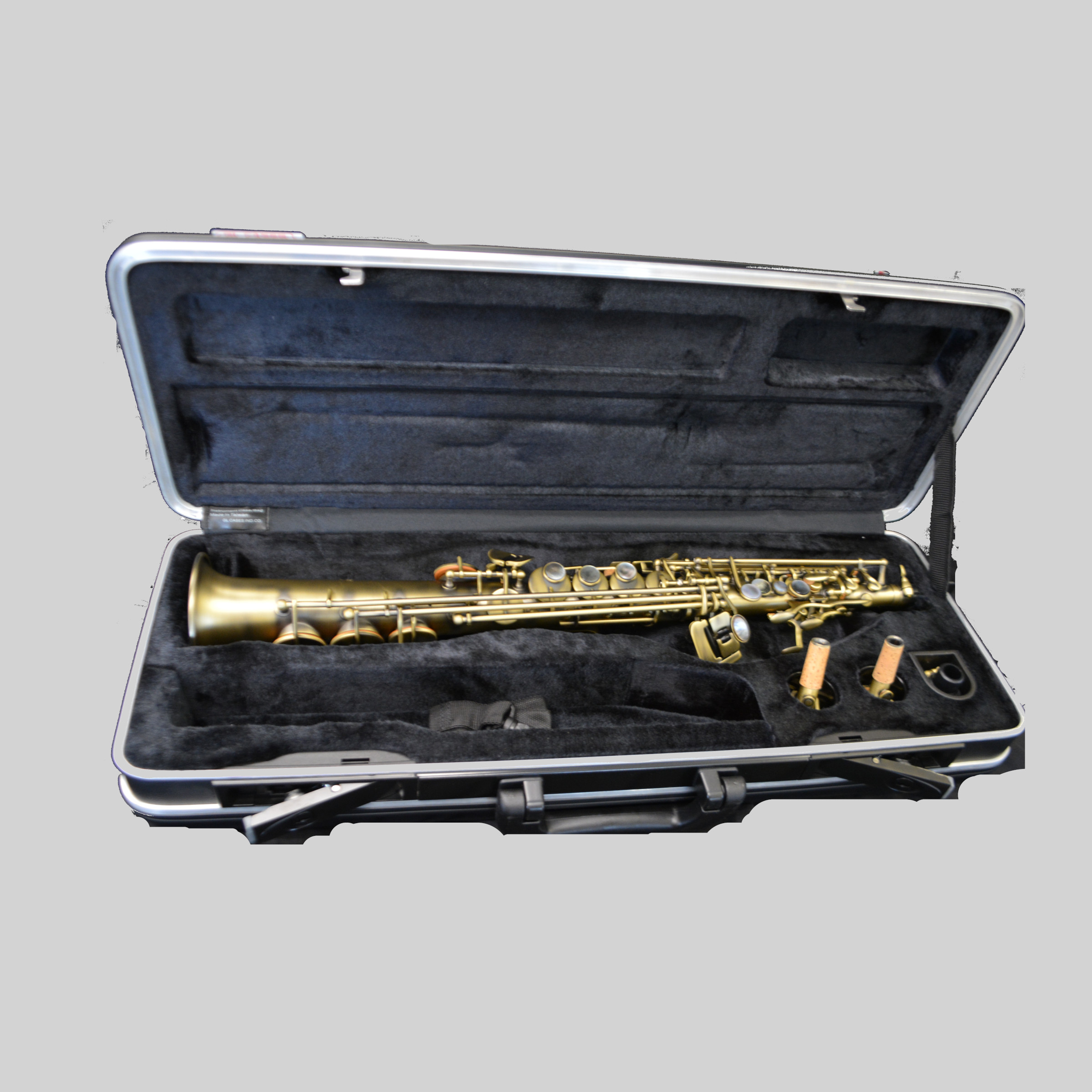 Schiller Elite V Luxus Soprano Saxophone Antique Brass Plated Luxus Finish