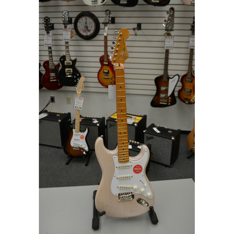 Squier Classic Vibe Stratocaster White Blonde - Jim Laabs Music Store