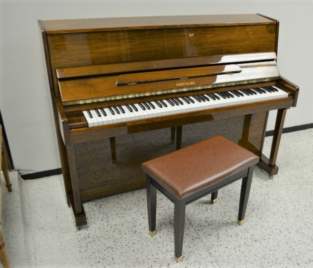 Hobart M. Cable Studio Upright Piano Walnut Polish