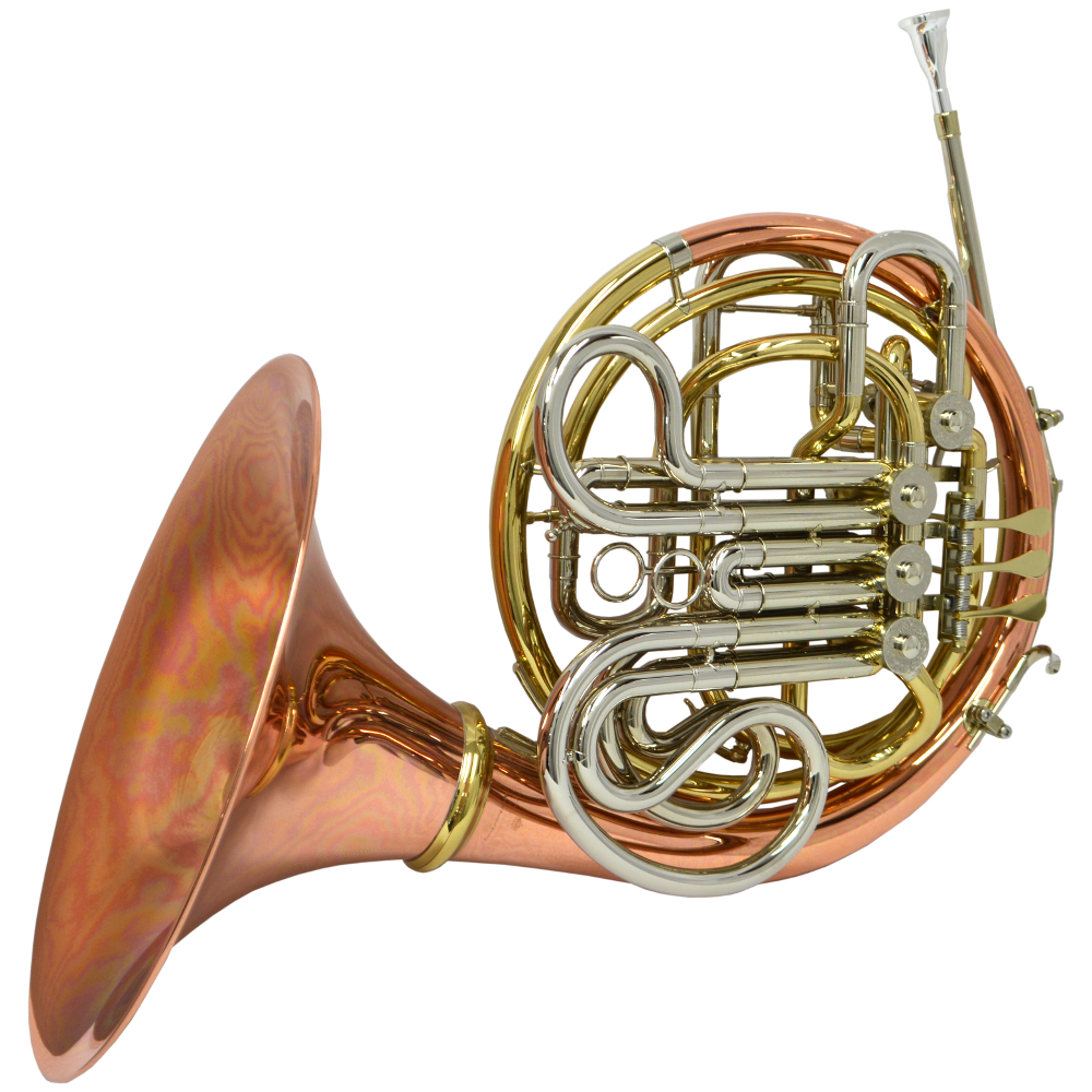 Schiller American Elite VI (A) French Horn w/ Detachable Bell Rose, Gold & Nickel