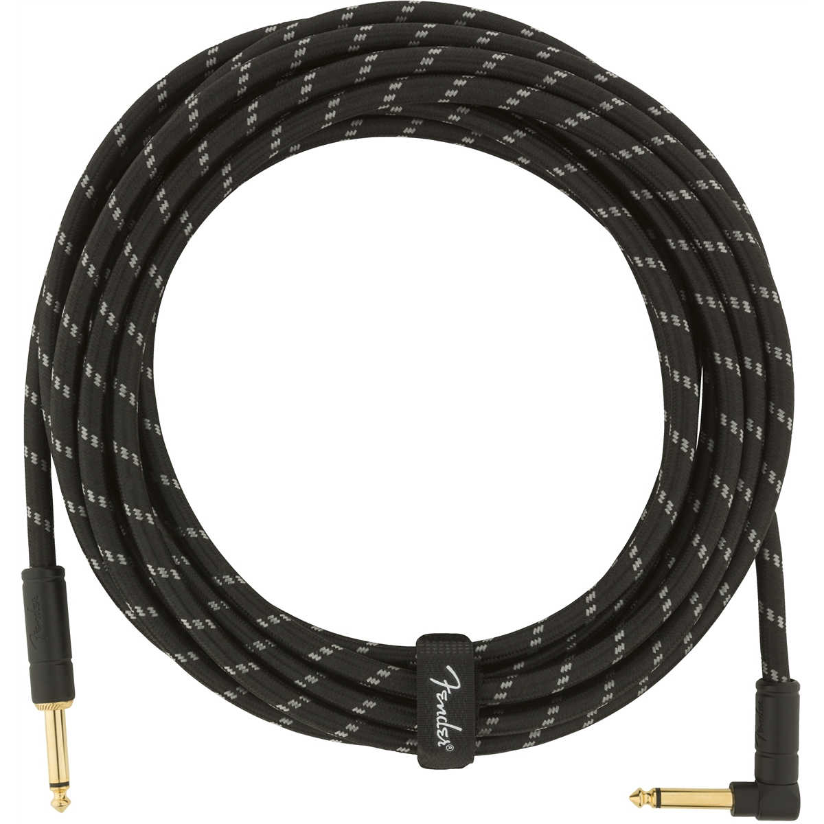 Fender Deluxe Series Instrument Cable, 18.6 FT, Black Tweed