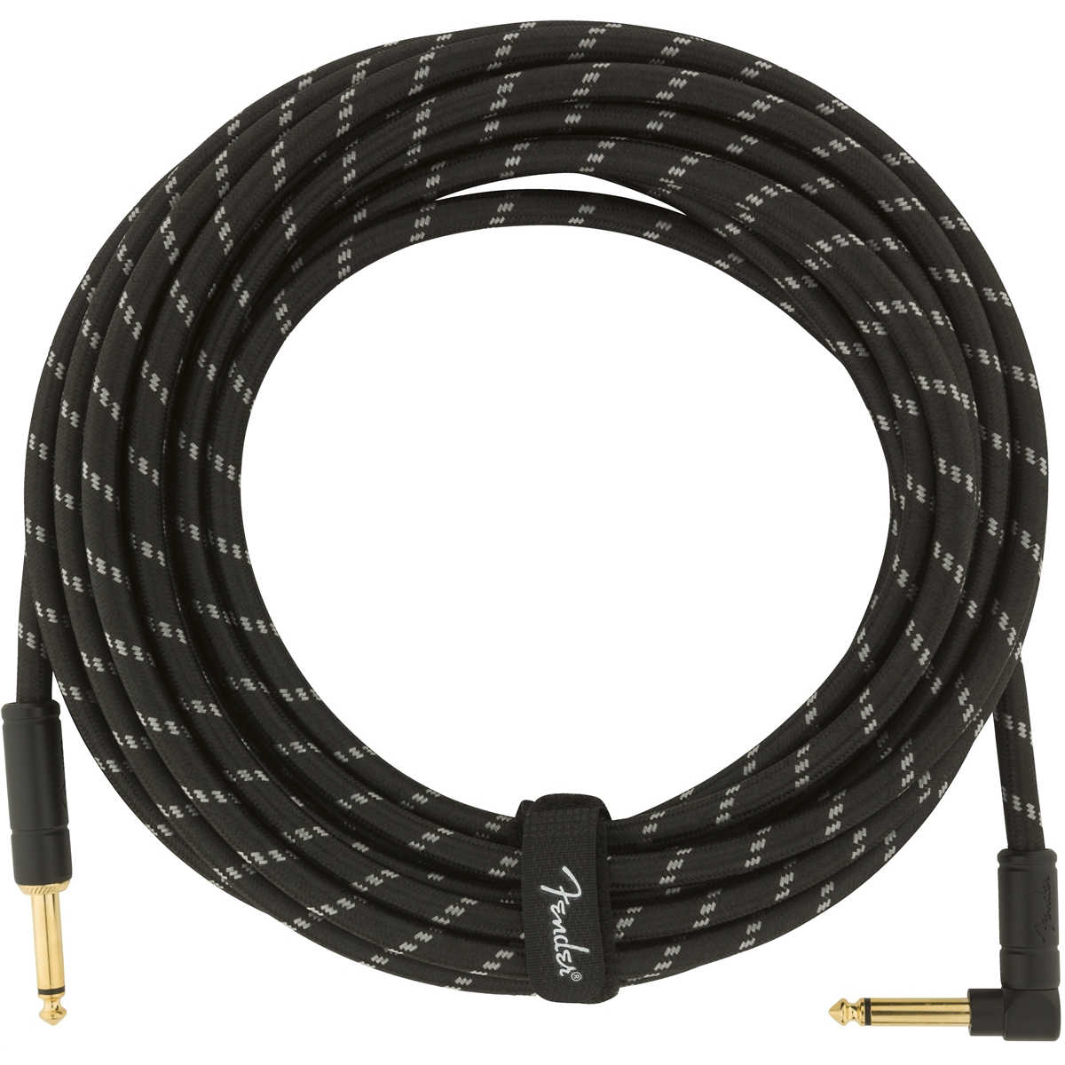 Fender Deluxe Series Instrument Cable, 25 FT, Black Tweed