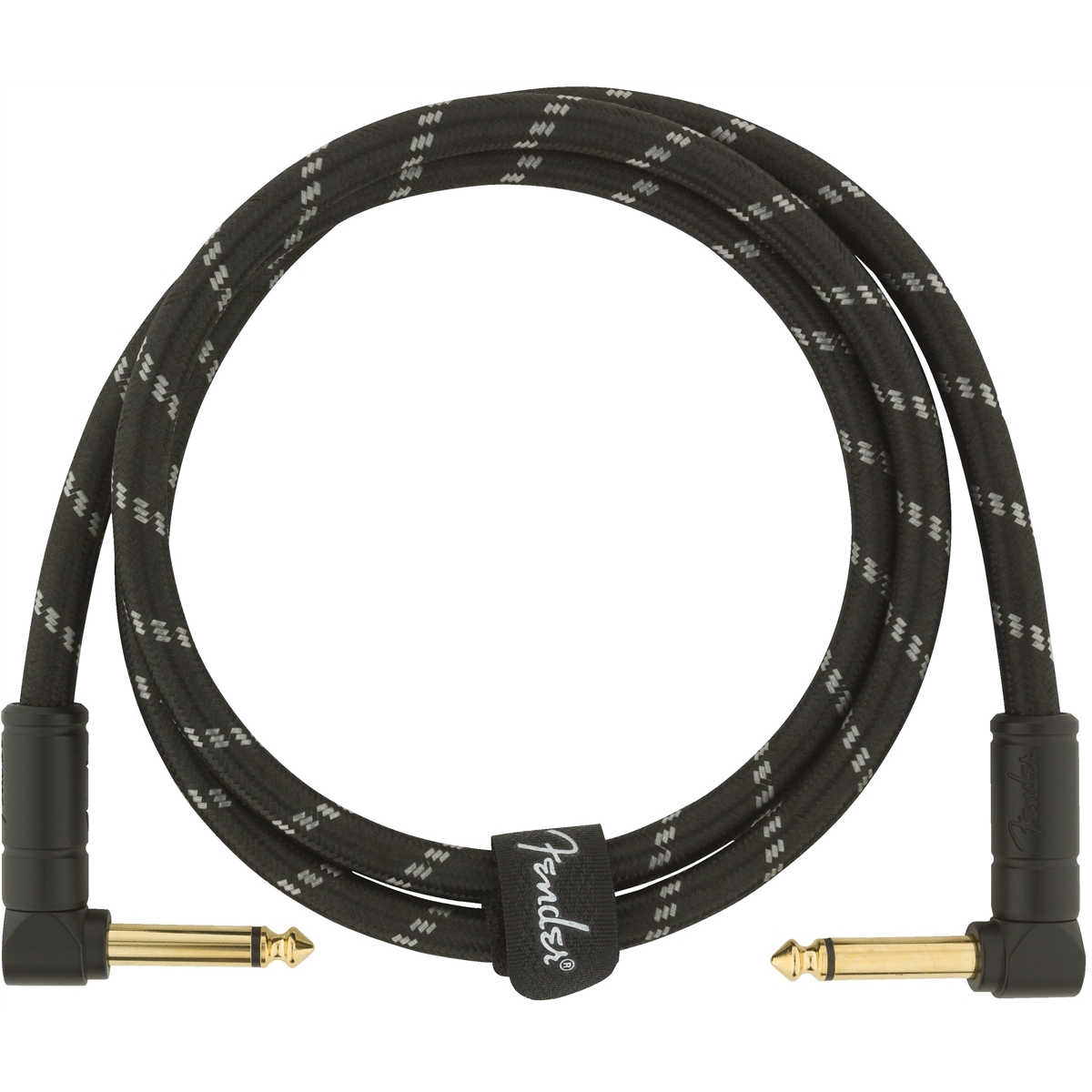 Fender Deluxe Series Instrument Cable, 3 FT, Black Tweed
