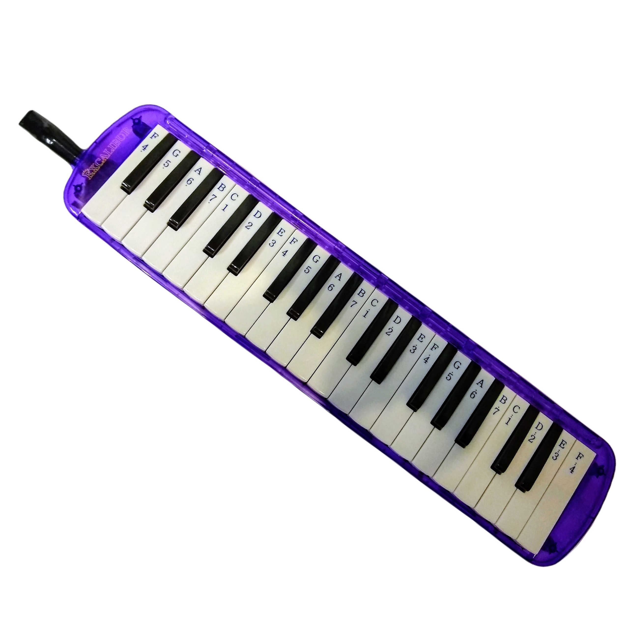 Excalibur 37 Note Transparent Pro Series Plumb Crazy Purple Transparent With Learning System