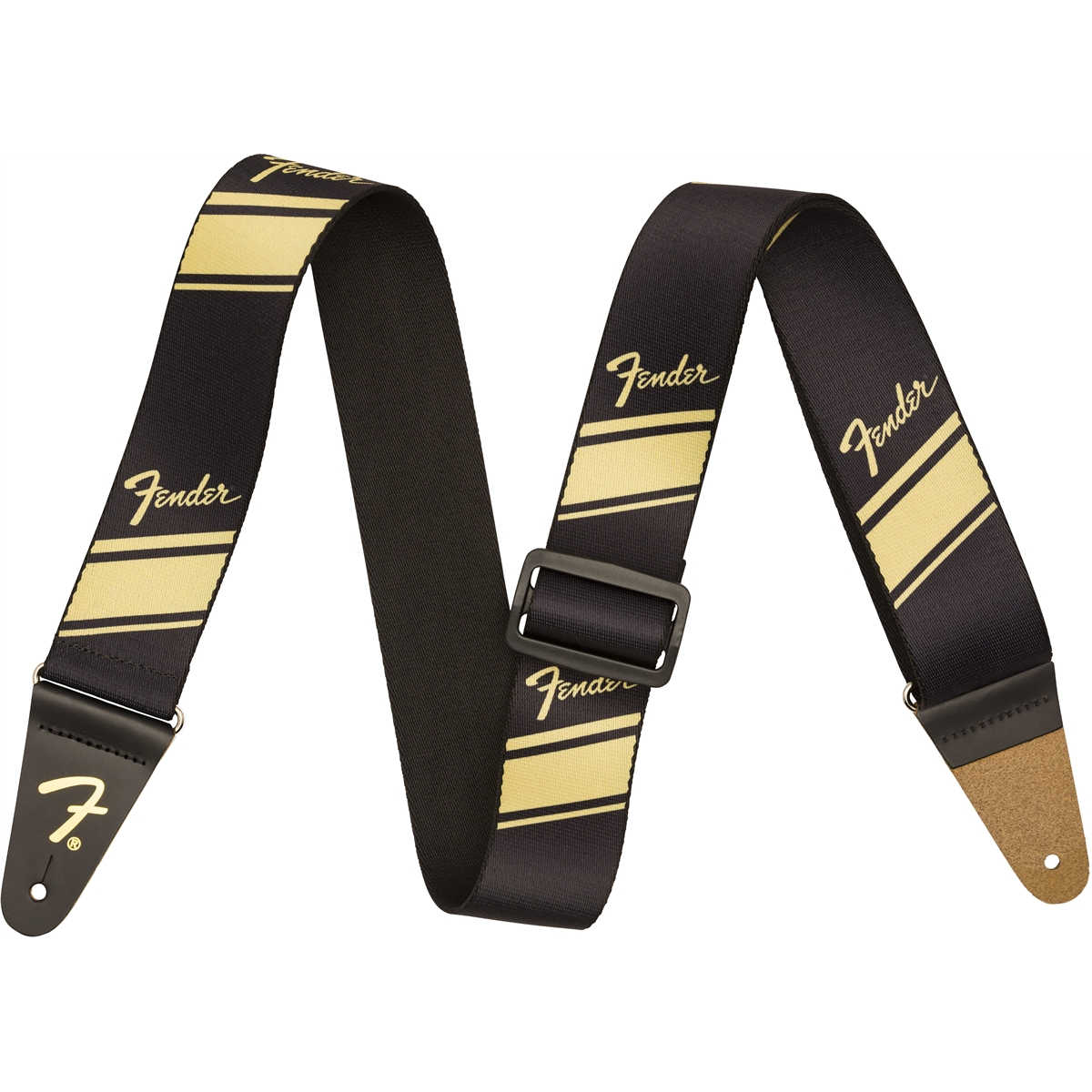 Fender® Nylon Competition Stripe Strap, Gold