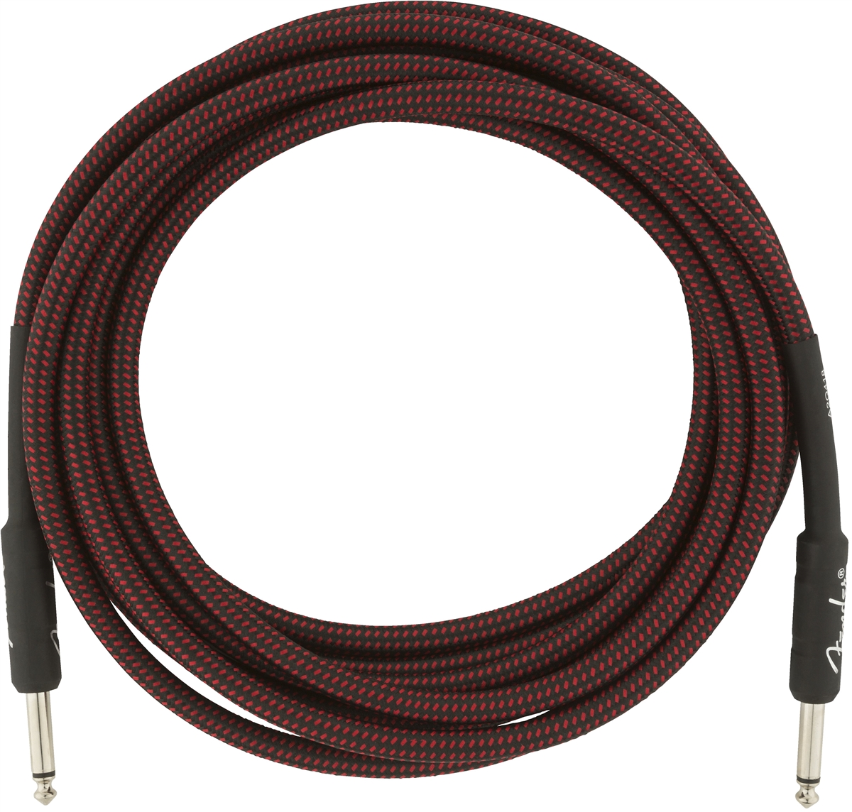 Fender Professional Series Instrument Cable 15 FT, Red Tweed