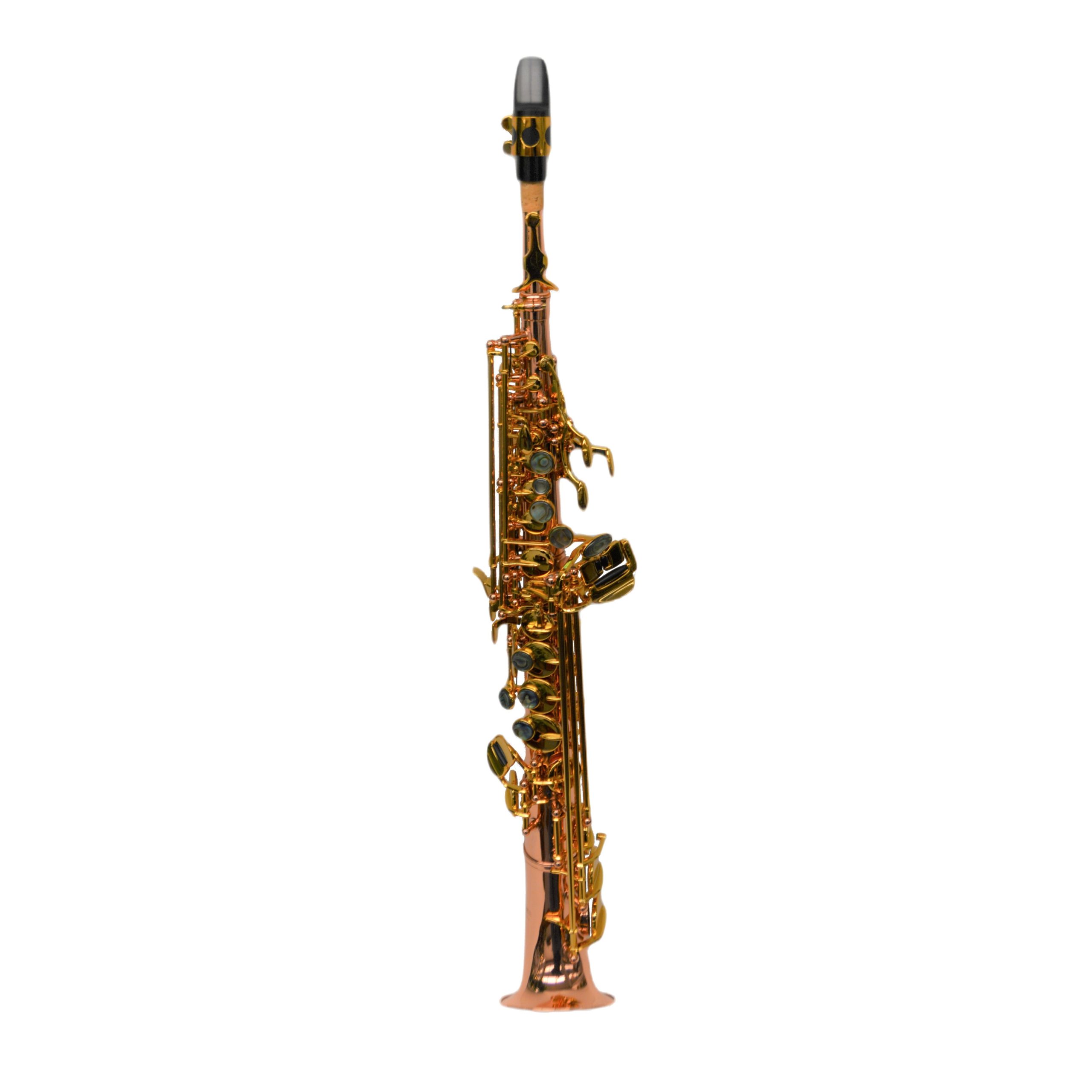 Schiller Elite V Semi Curved Soprano Saxophone Copper Rose