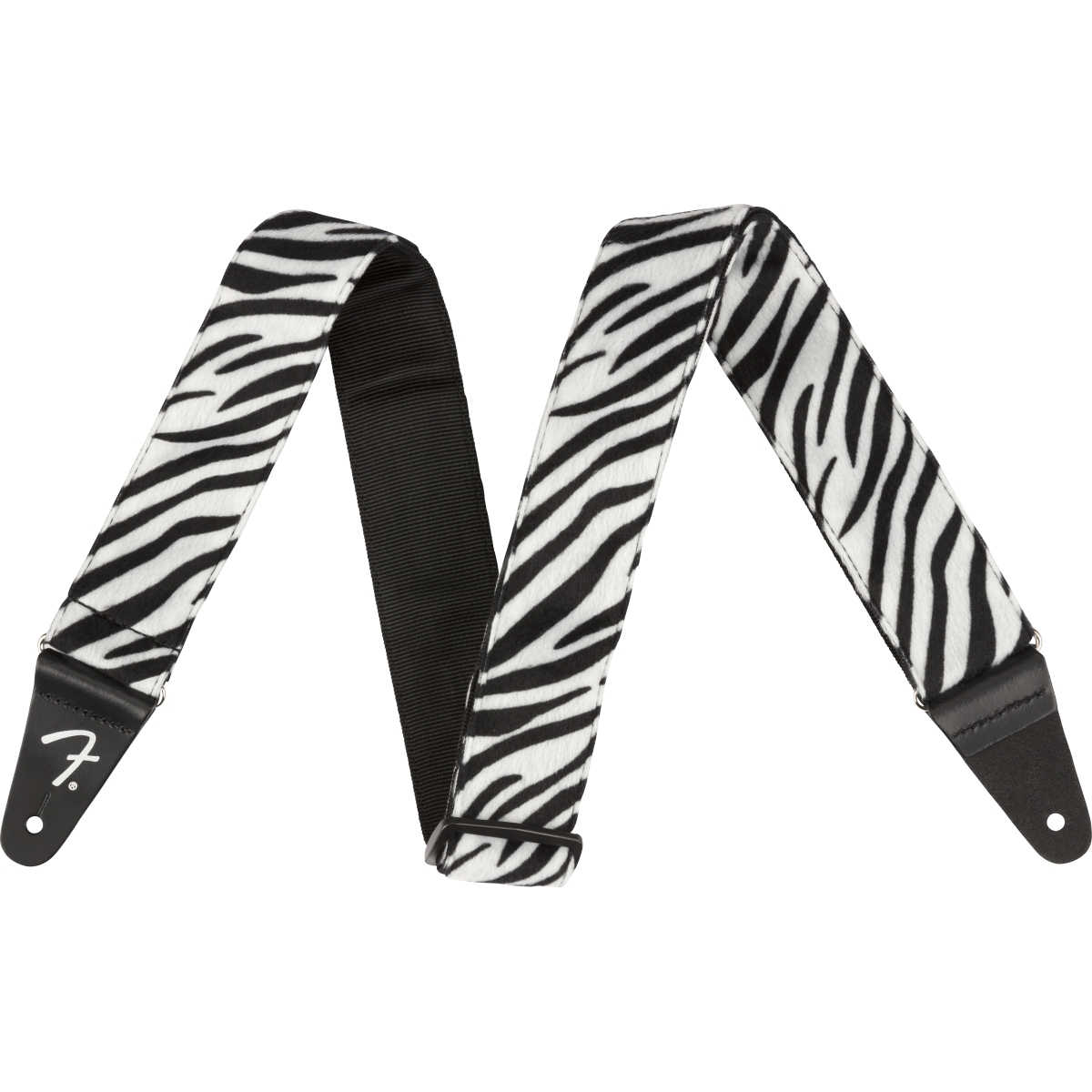 Fender Wild Animal Print Strap, Black/White