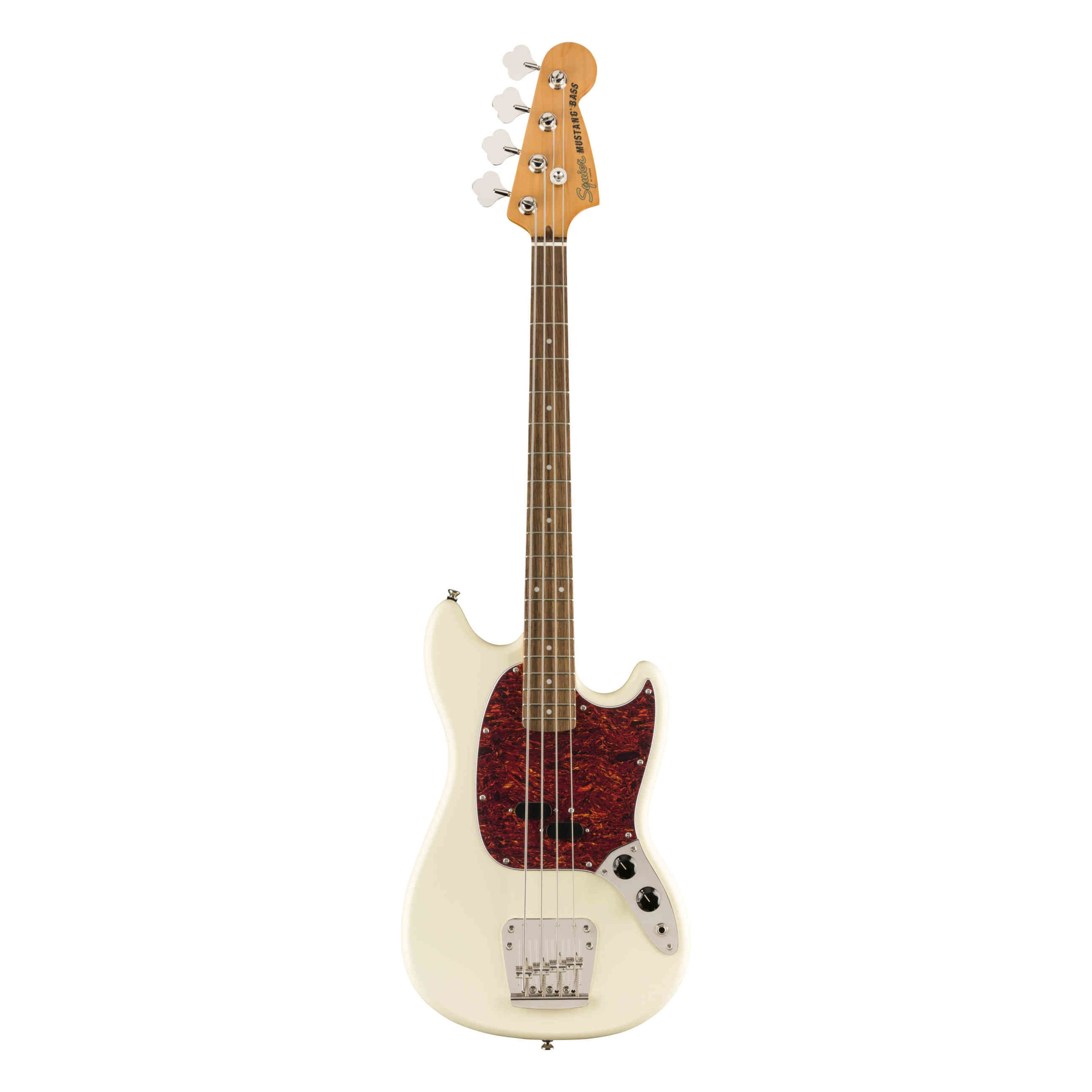 Squier Classic Vibe \'60s Mustang® Bass, Indian Laurel Fingerboard, Olympic White
