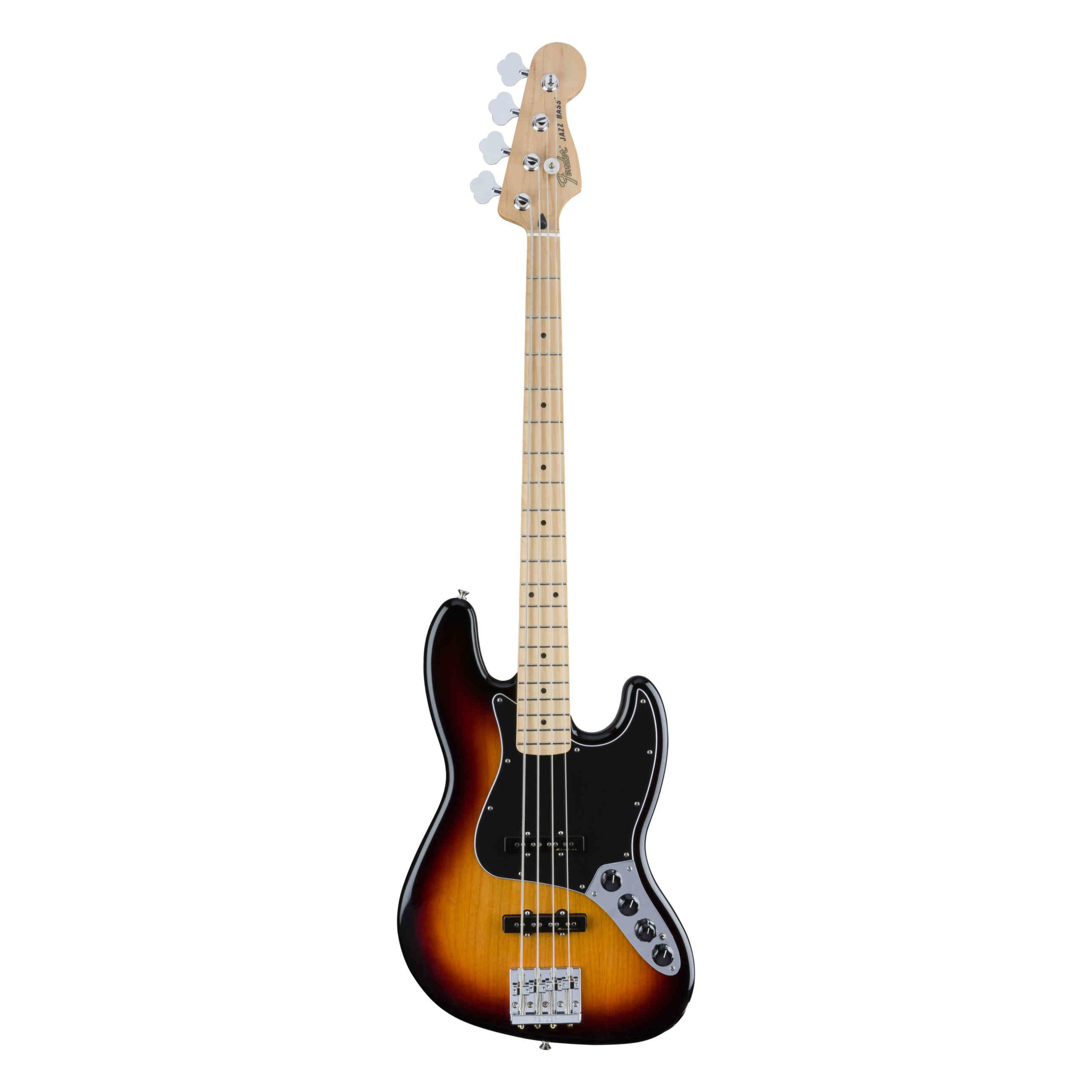 Fender Deluxe Active Jazz Bass®, Maple Fingerboard, 3-Color Sunburst