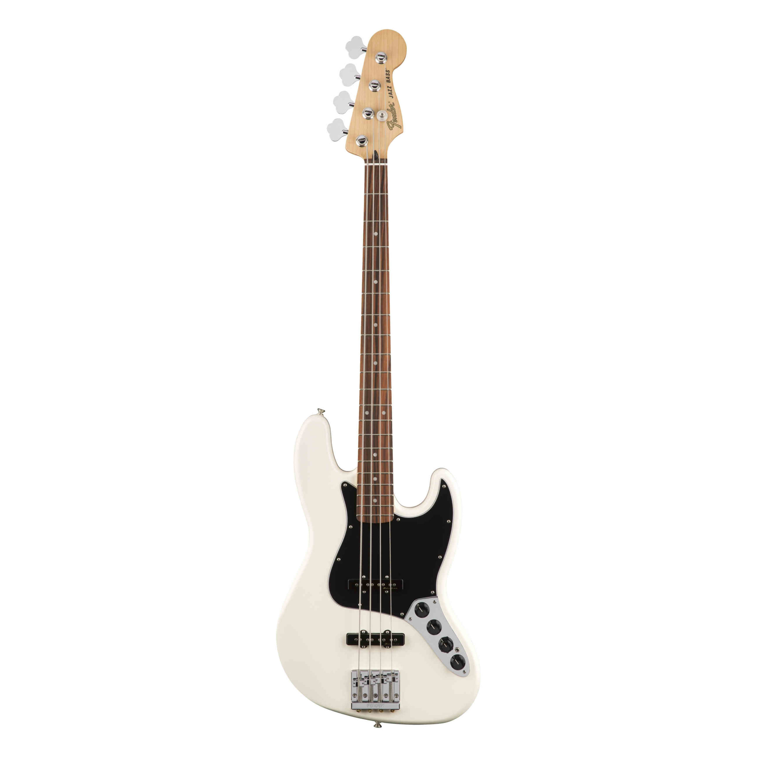 Fender Deluxe Active Jazz Bass®, Pau Ferro Fingerboard, Olympic White