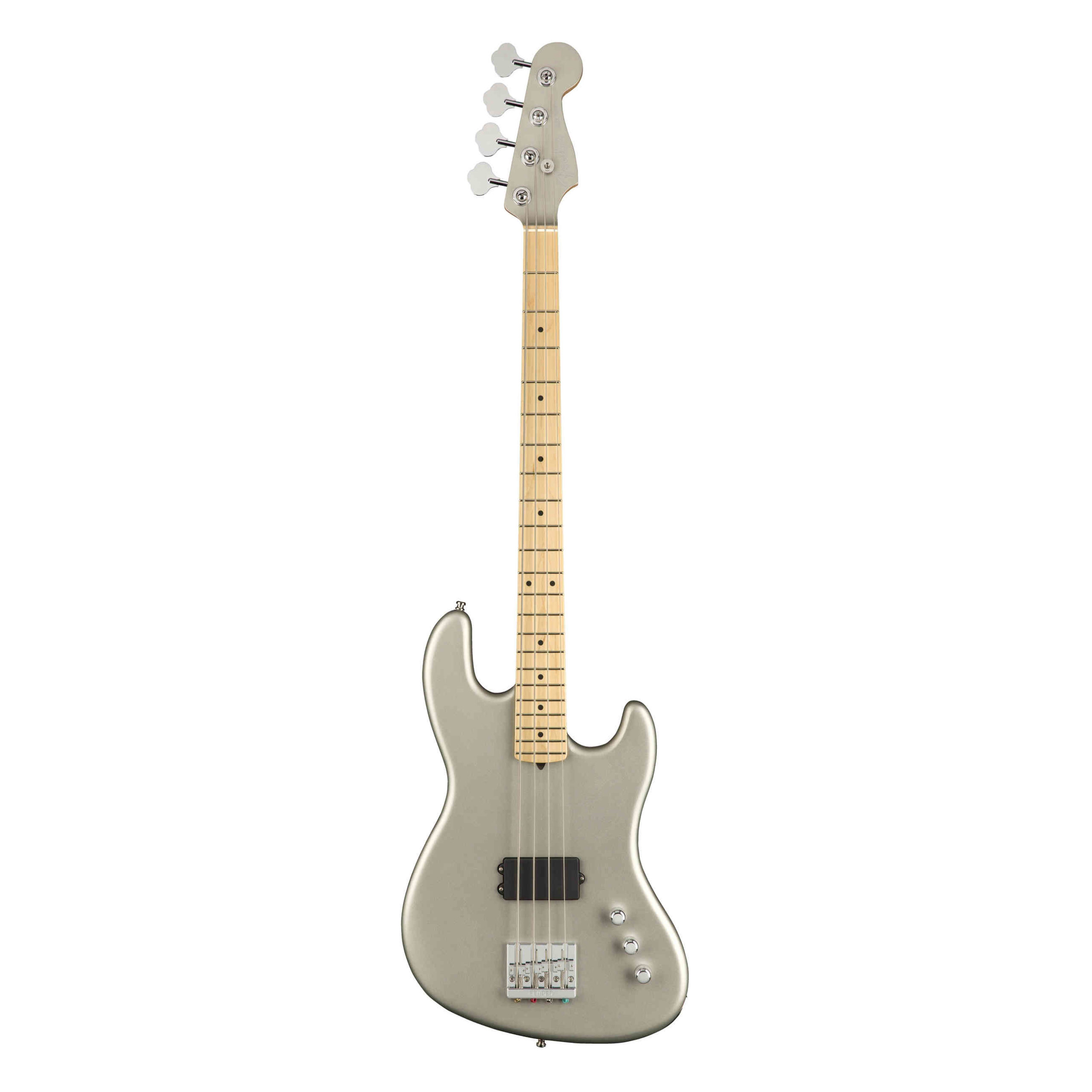 Fender Flea Signature Active Jazz Bass® (International), Maple Fingerboard, Inca Silver