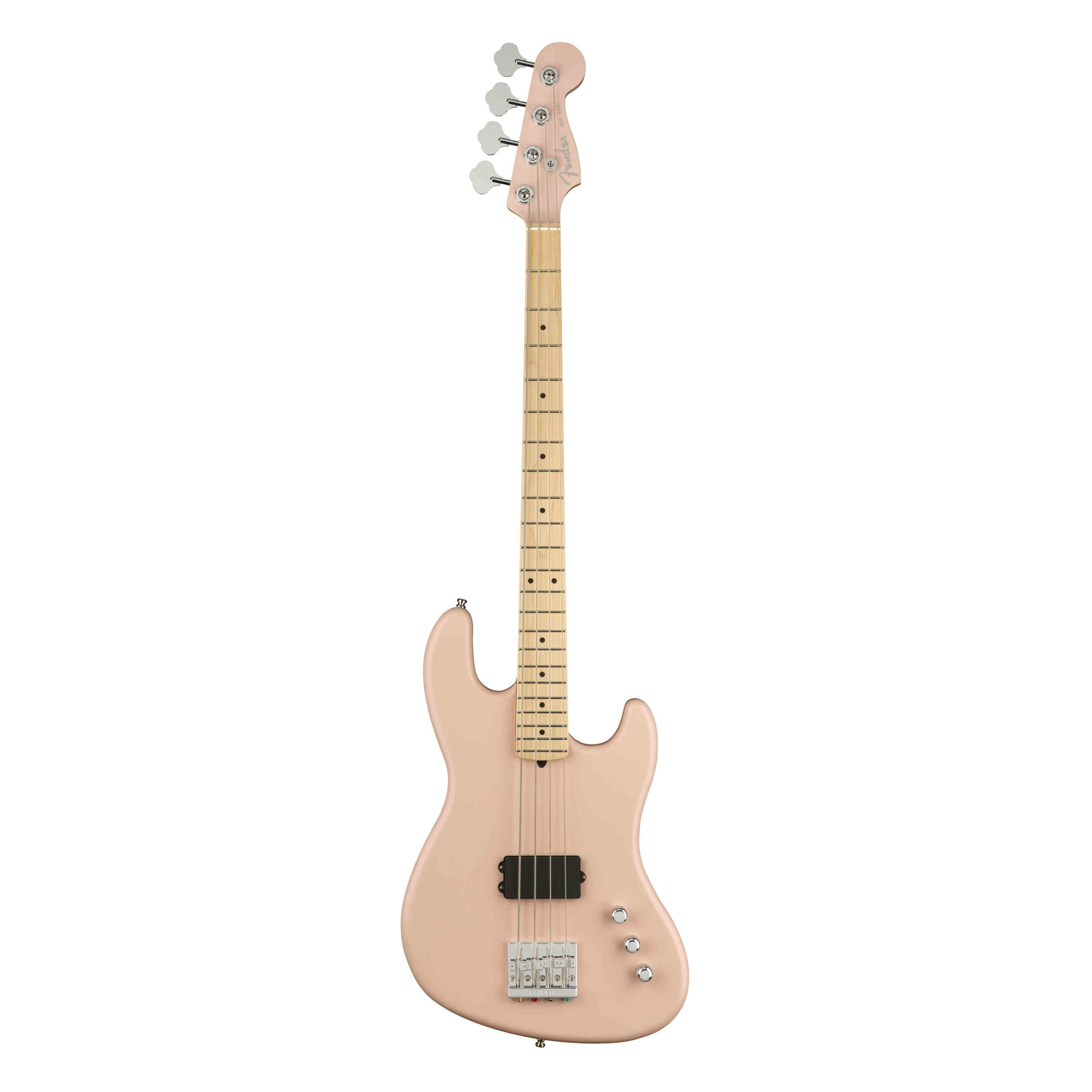 Fender Flea Signature Active Jazz Bass® (International), Maple Fingerboard, Shell Pink