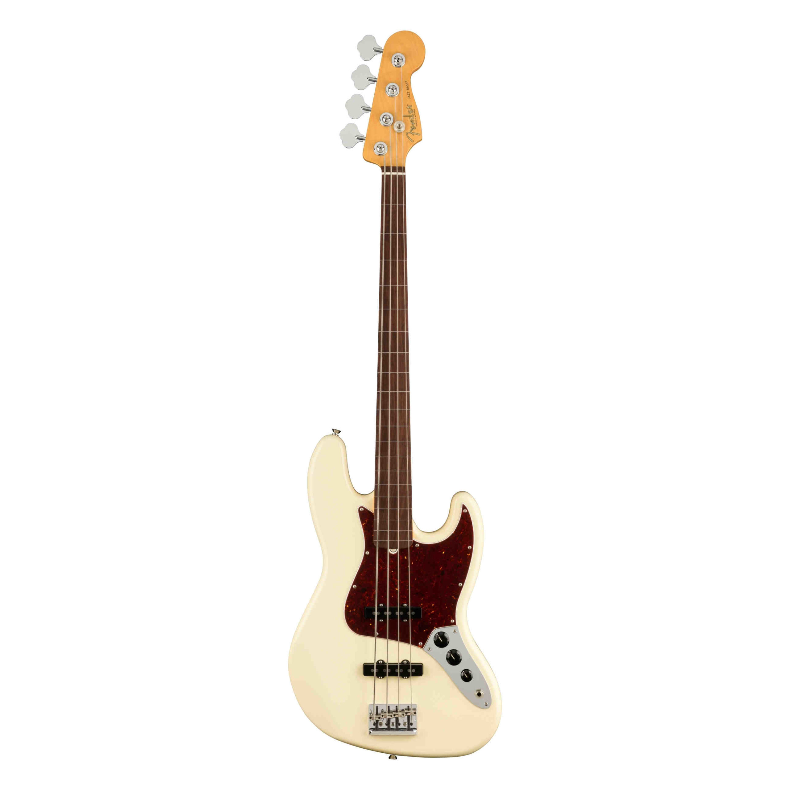 Fender American Professional II Jazz Bass® Fretless, Rosewood Fingerboard, Olympic White