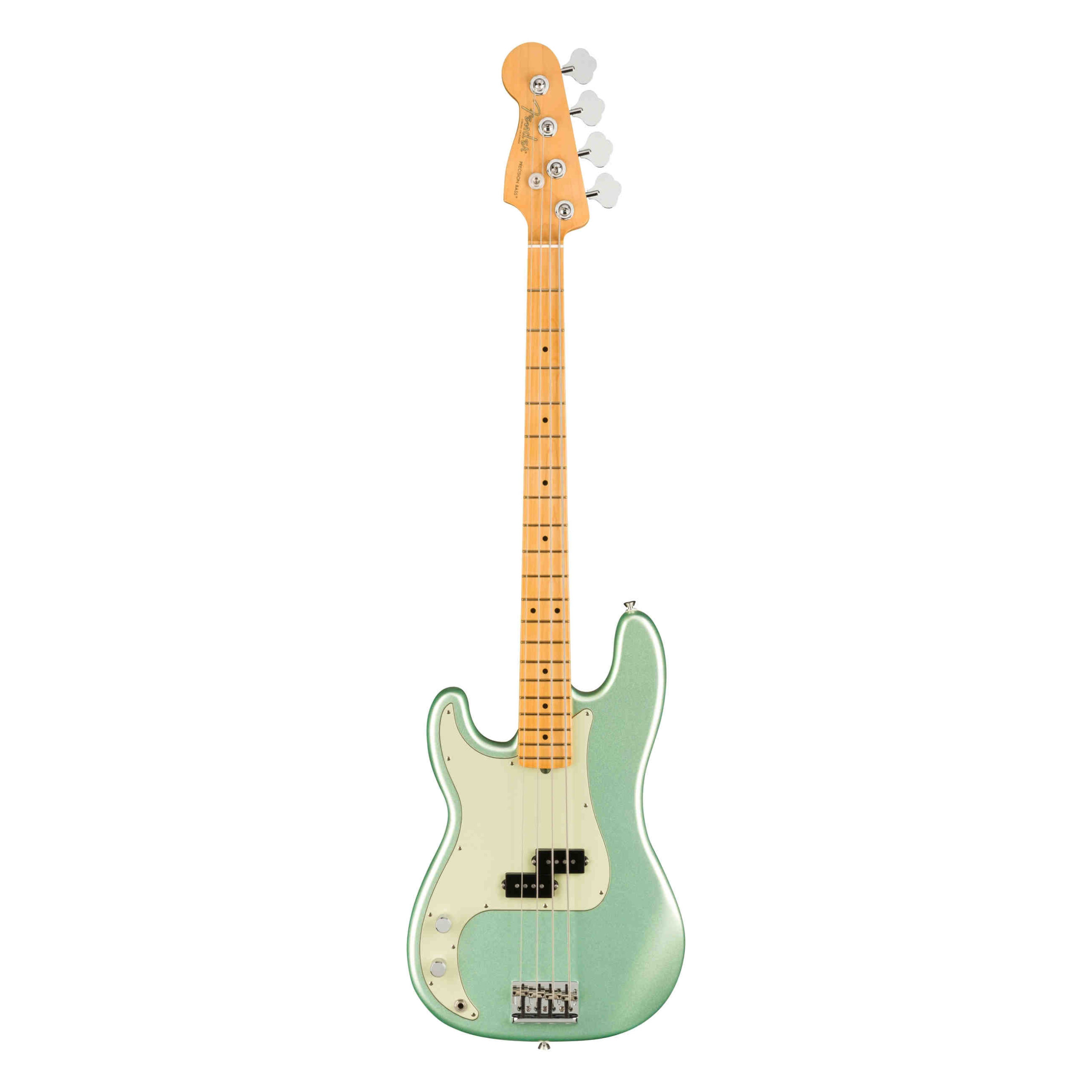 Fender American Professional II Precision Bass® Left-Hand, Maple Fingerboard, Mystic Surf Green