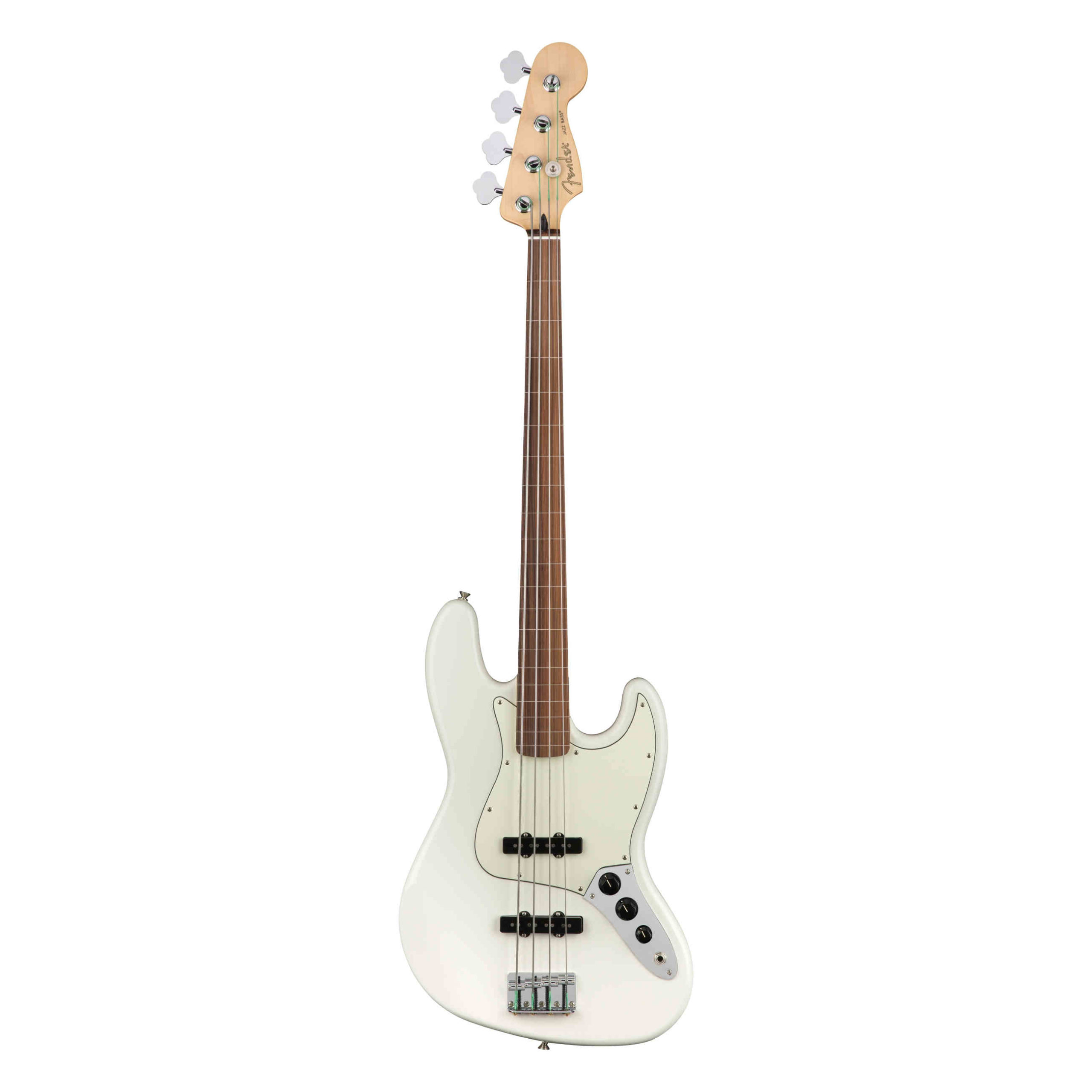 Fender Player Jazz Bass® Fretless, Pau Ferro Fingerboard, Polar White