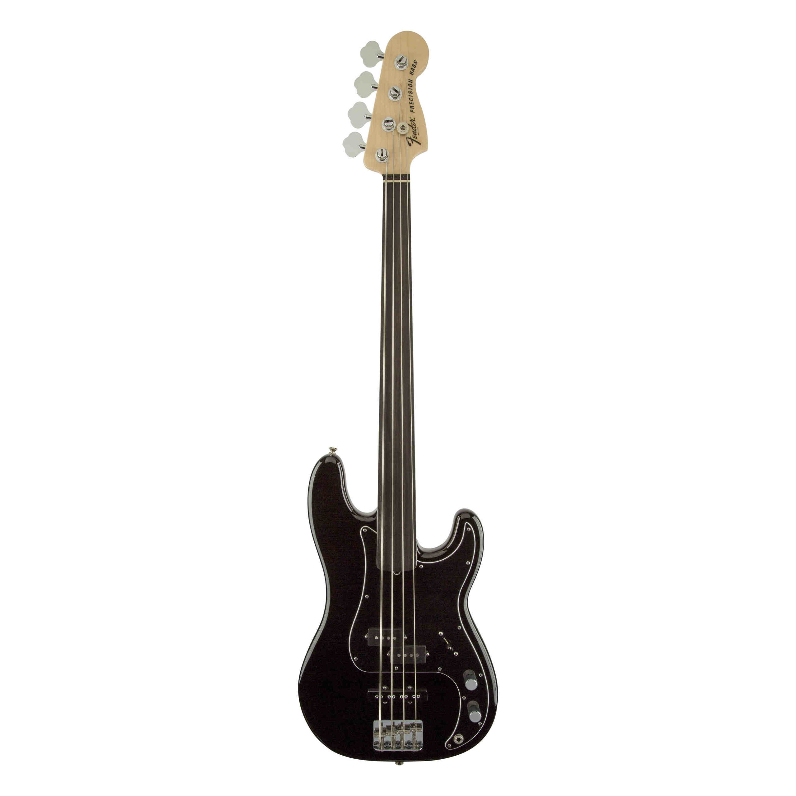 Fender Tony Franklin Fretless Precision Bass®, Ebony Fingerboard, Black
