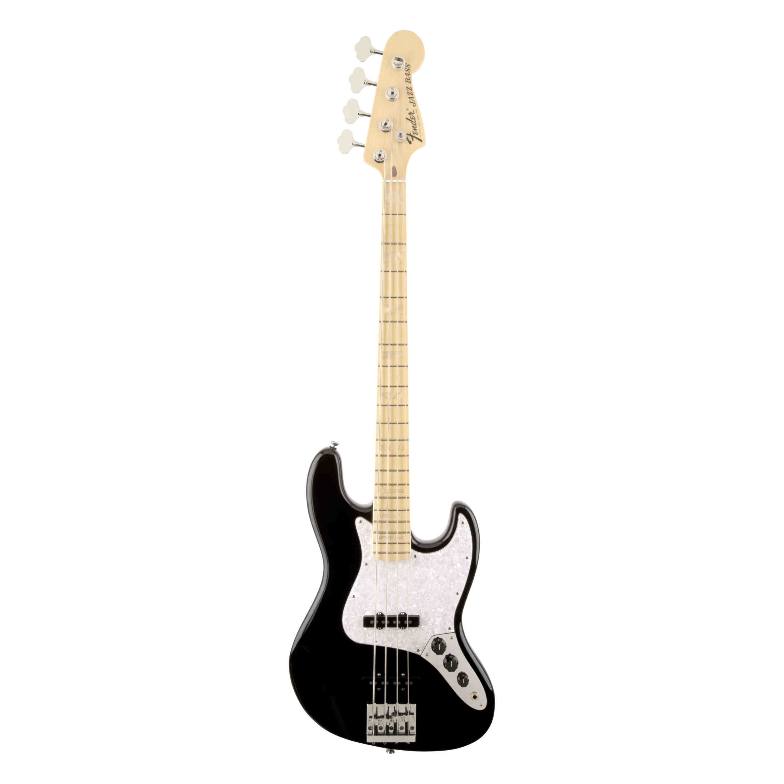 Fender USA Geddy Lee Jazz Bass®, Maple Fingerboard, Black