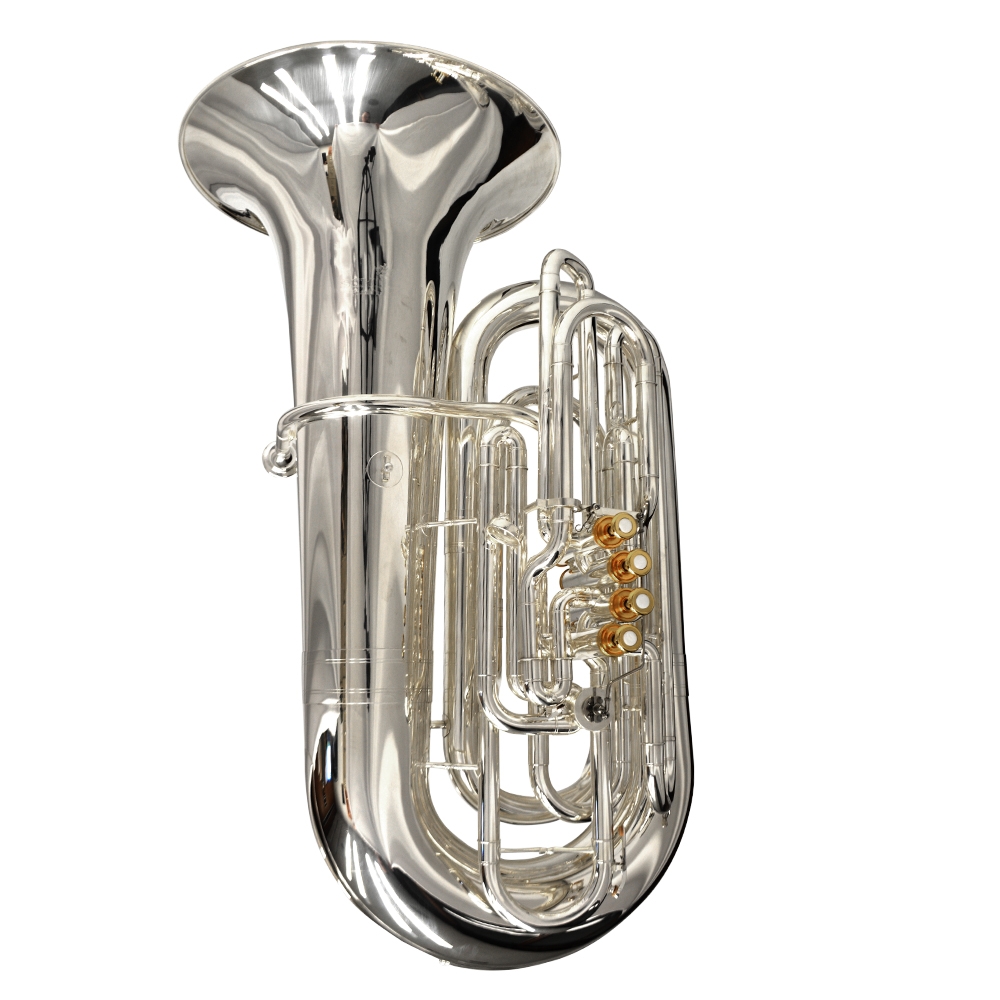Schiller Elite CC Tuba Silver Plated & Gold