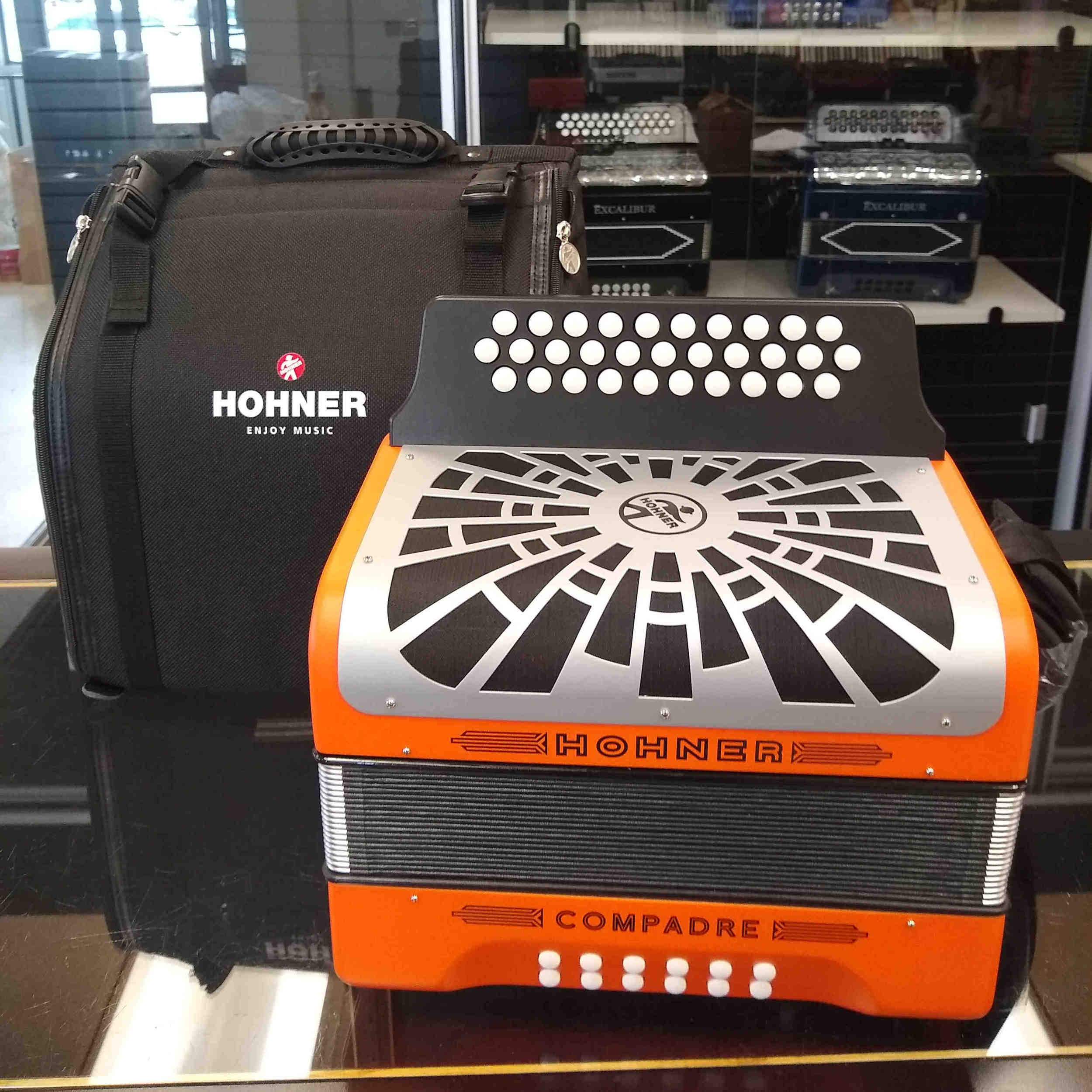 Hohner Compadre Accordion Ltd Edition Orange