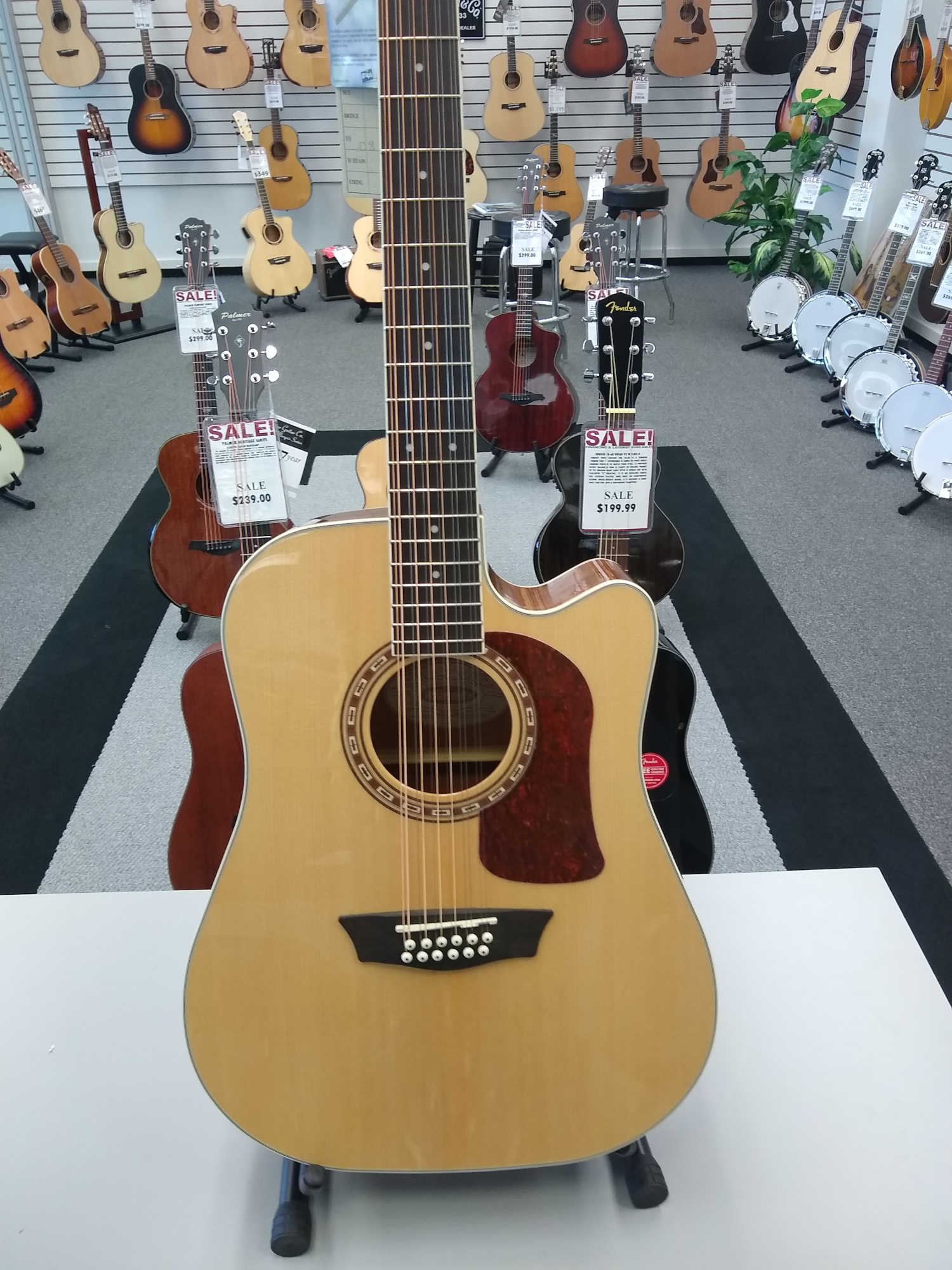 Washburn HD10SCE 12 String Acoustic Guitar