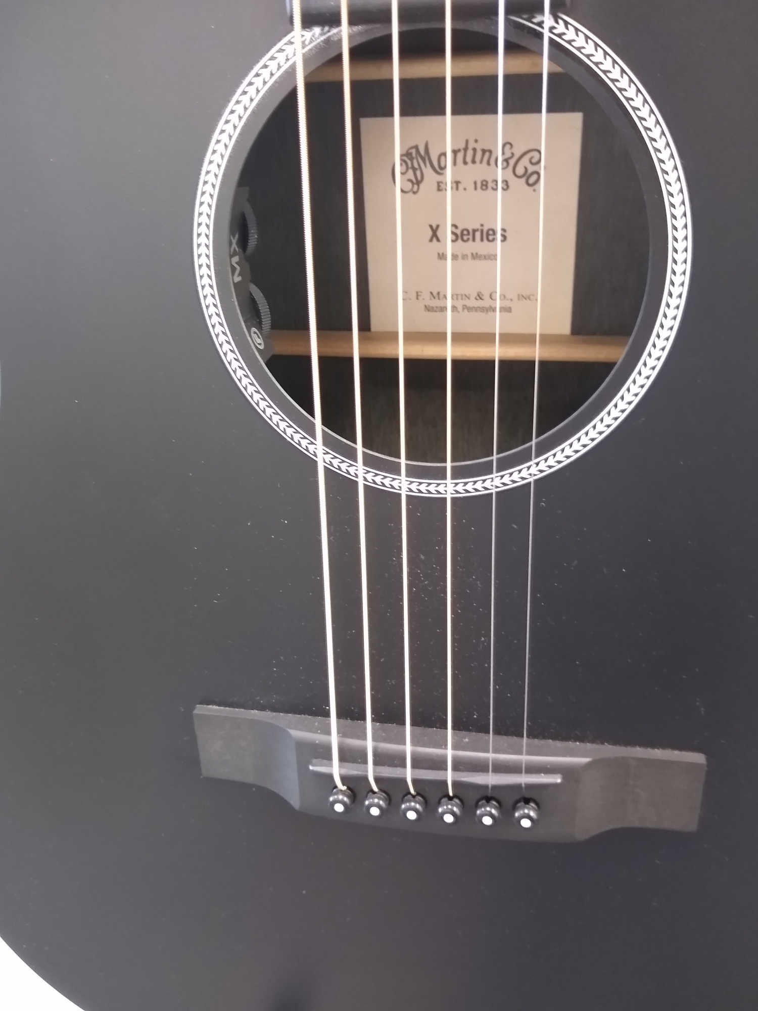 Martin OMCXAE Guitar - Black