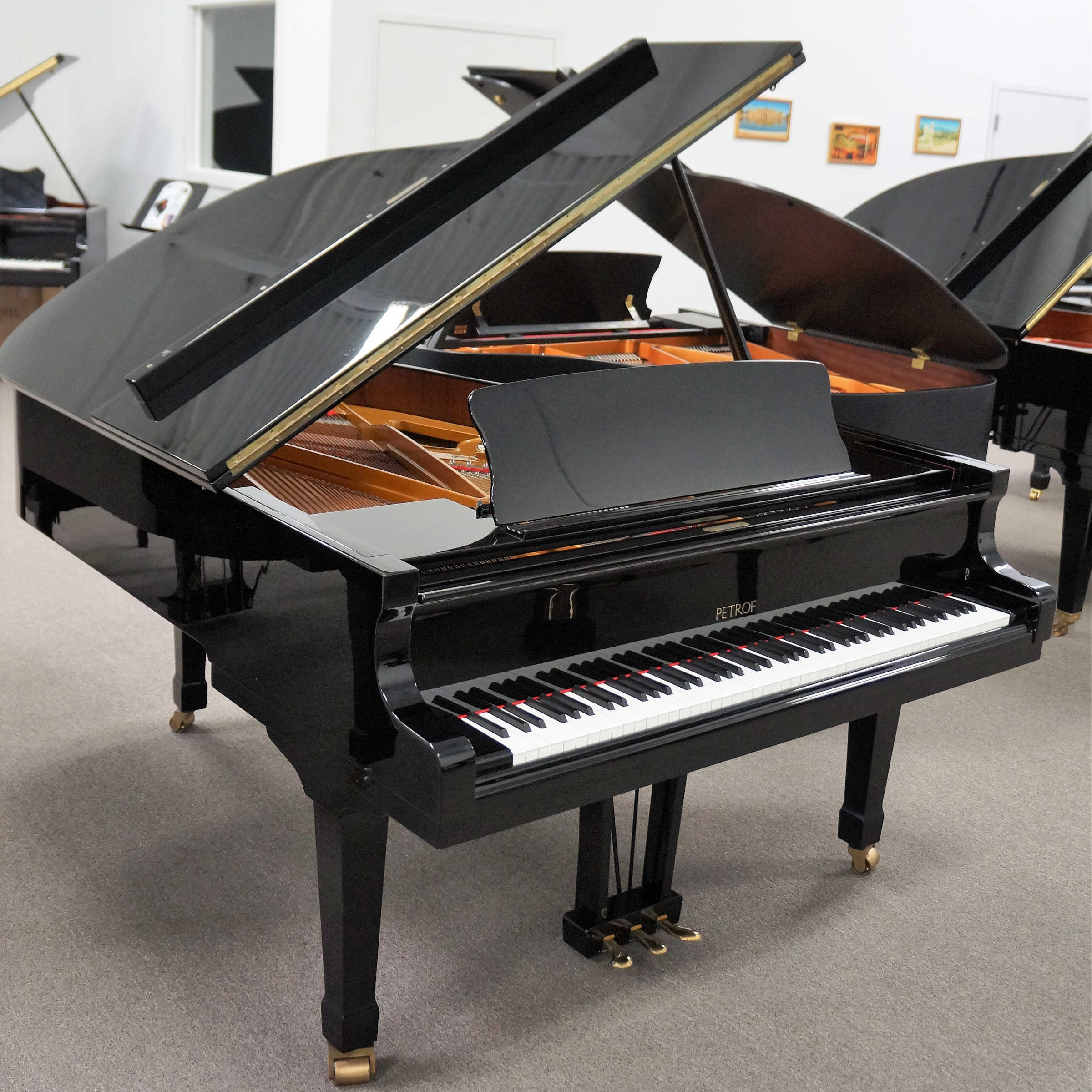 Petrof Model III Grand Piano Black Polish
