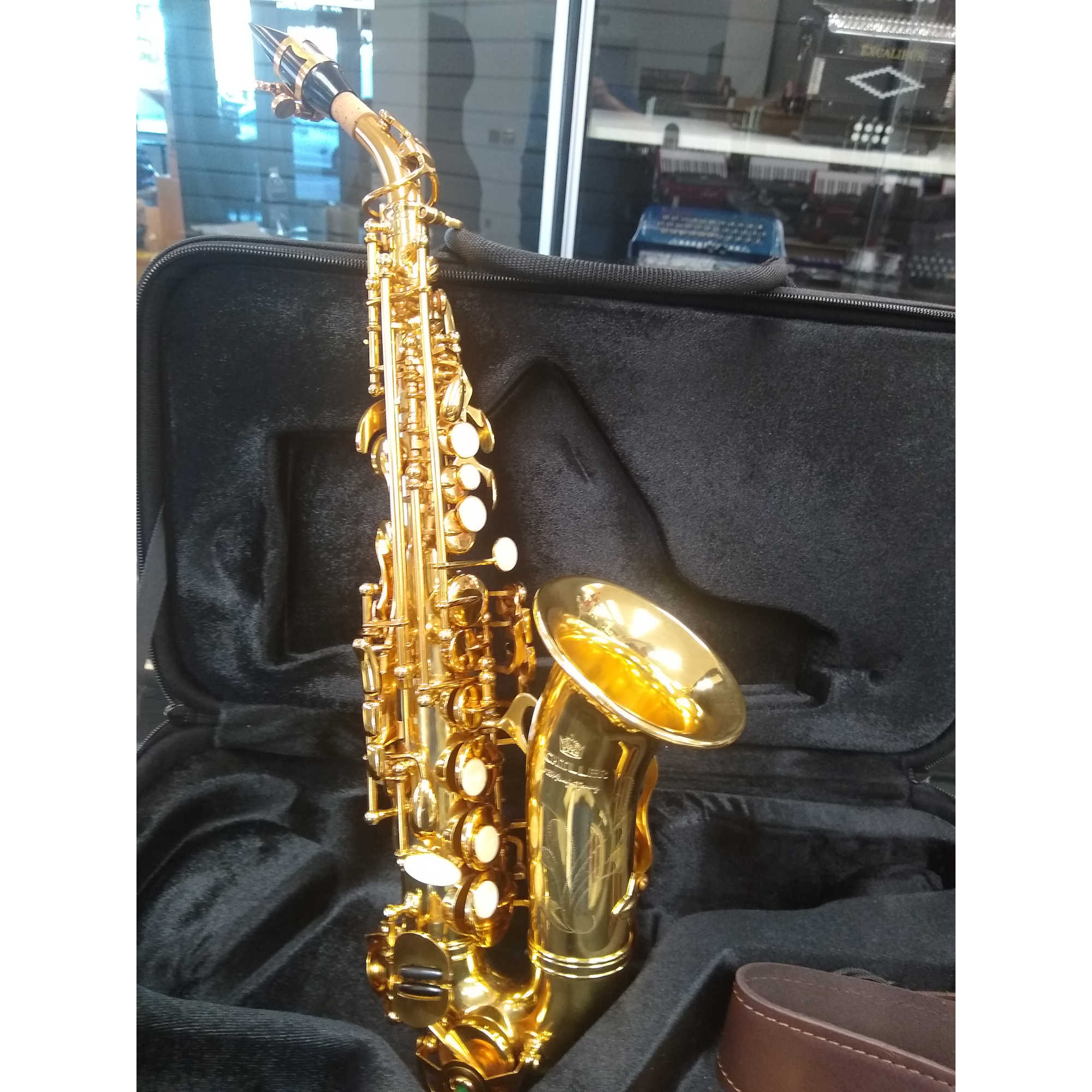 Schiller American Heritage 400 Soprano Saxophone Gold Lacquer