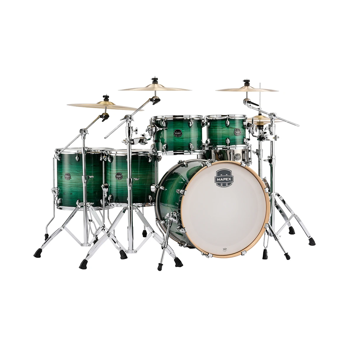 Mapex Armory 6-Piece Studioease Shell Pack - Emerald Burst