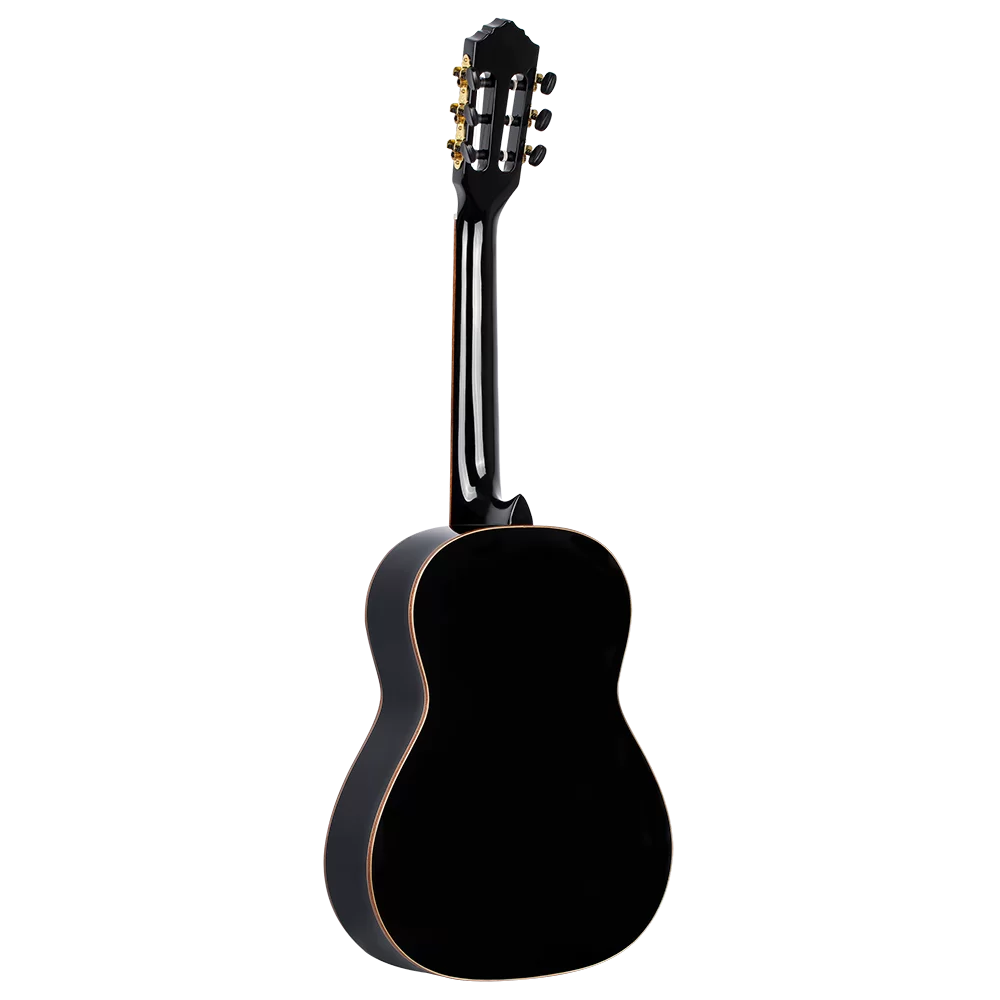 Ortega Family Series 3/4 Size Guitar Black - R221BK-3/4