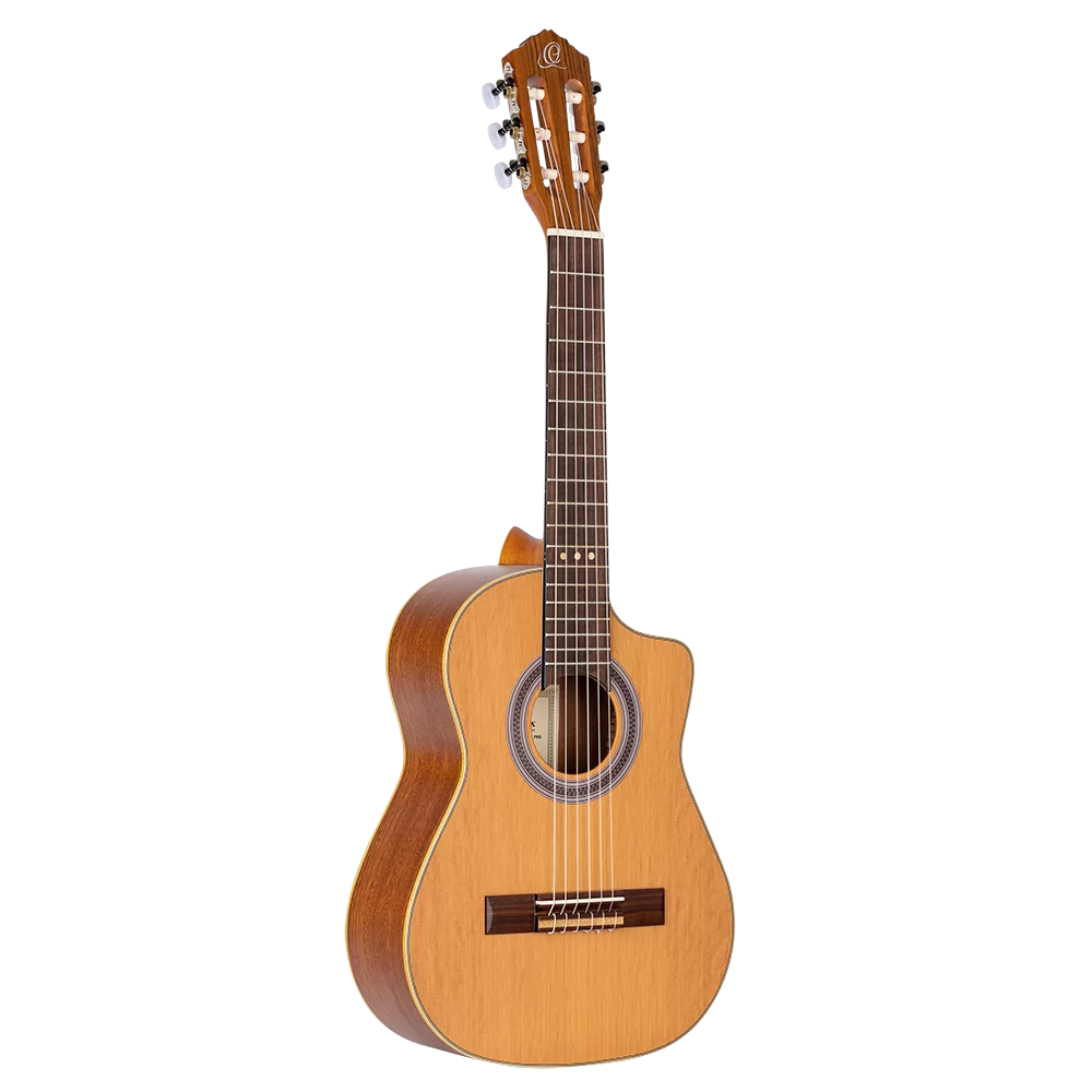 Ortega Requinto Series Pro Requinto Size Guitar Natural - RQ39