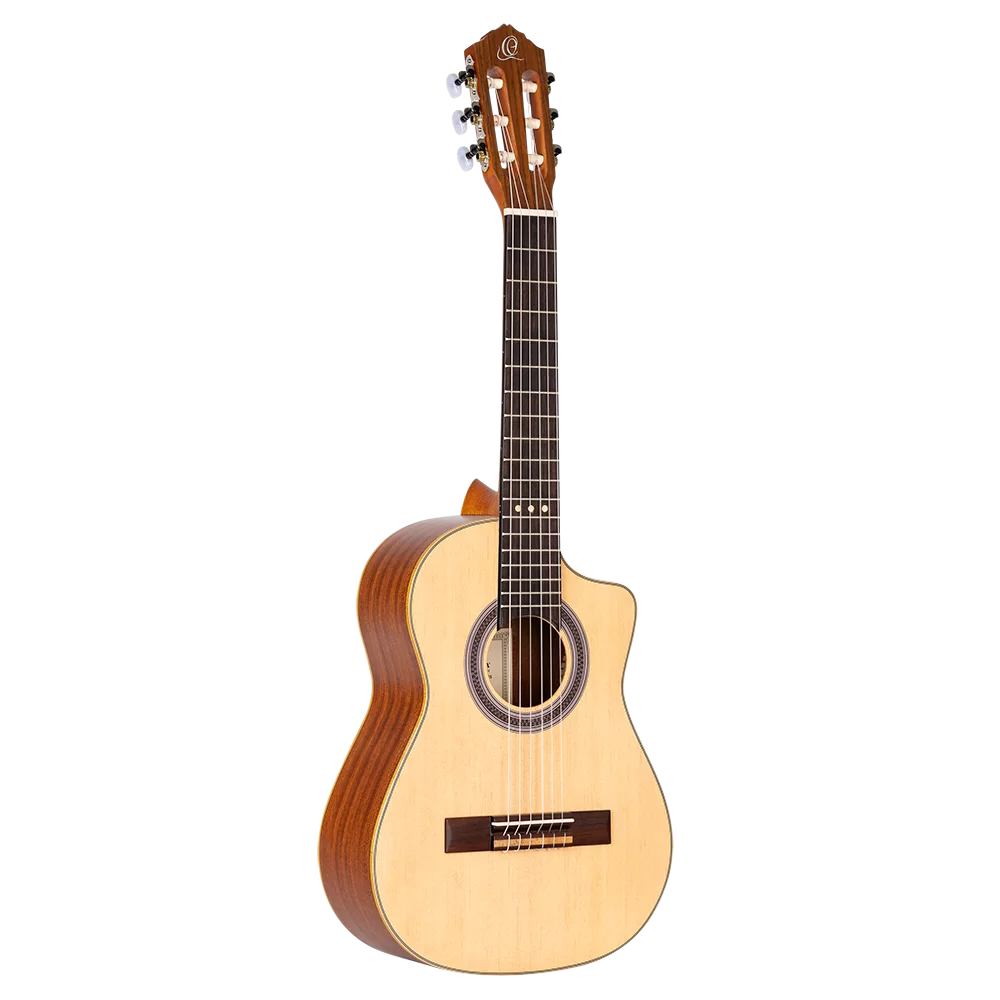 Ortega Requinto Series Requinto Size Guitar Natural - RQ25